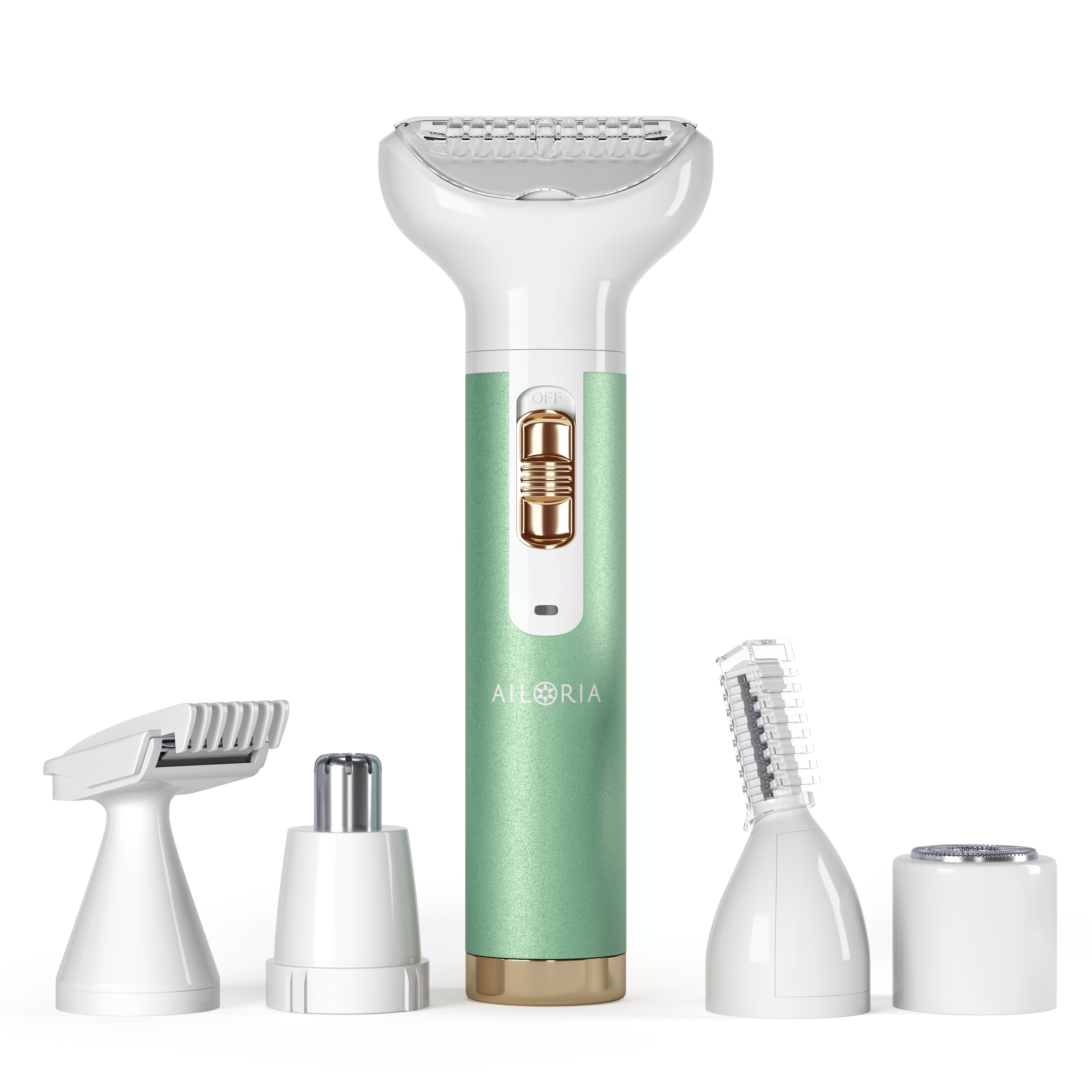 AILORIA Rasierer mit verschiedenen Aufs&auml;tzen USB EVAPORE SET - Bild 1