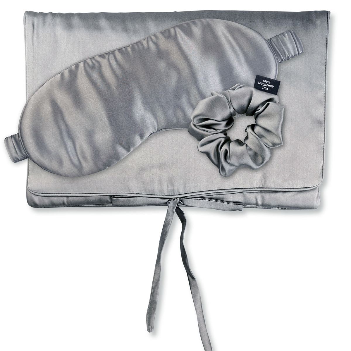 AILORIA Tasche, Schlafmaske & Scrunchie M aus Seide TRAVEL SET BEAUTY M - Bild 1