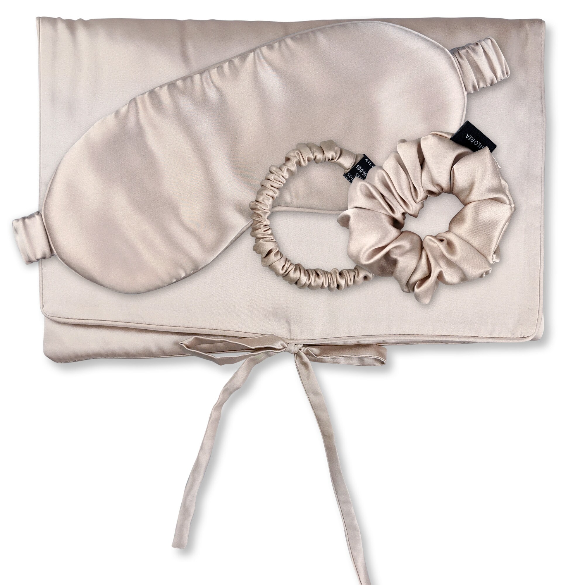 AILORIA Tasche, Schlafmaske, Scrunchie S & Scrunchie M TRAVEL SET - Bild 1