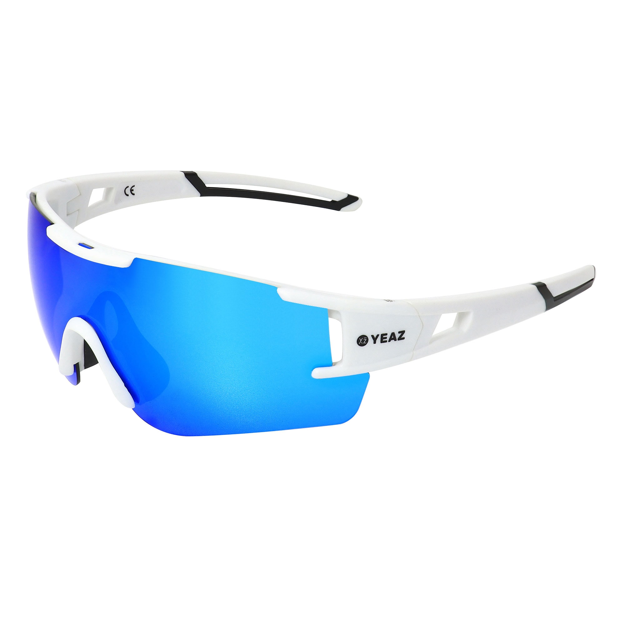 YEAZ Sport-Sonnenbrille Bright White/Blue SUNBLOW - Bild 1