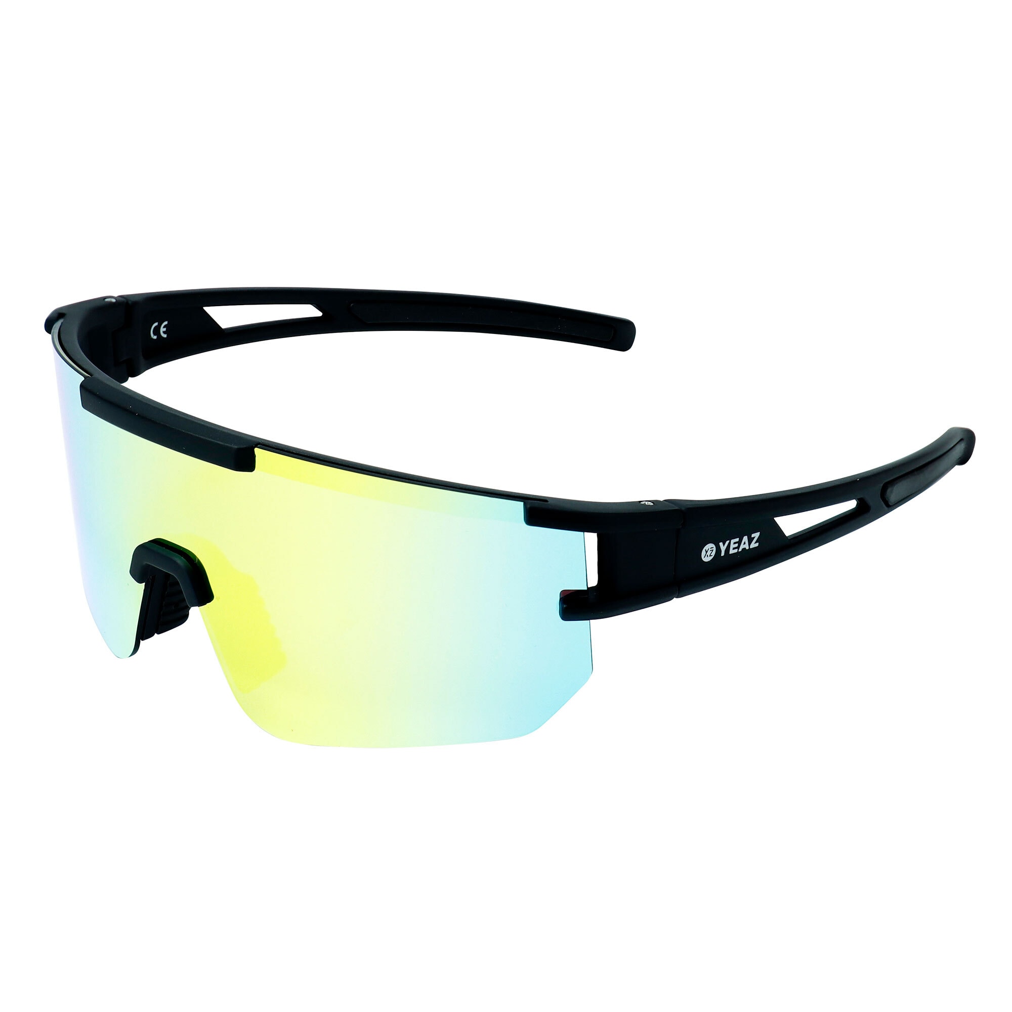 YEAZ Sport-Sonnenbrille Black/Golden Green SUNSPARK - Bild 1