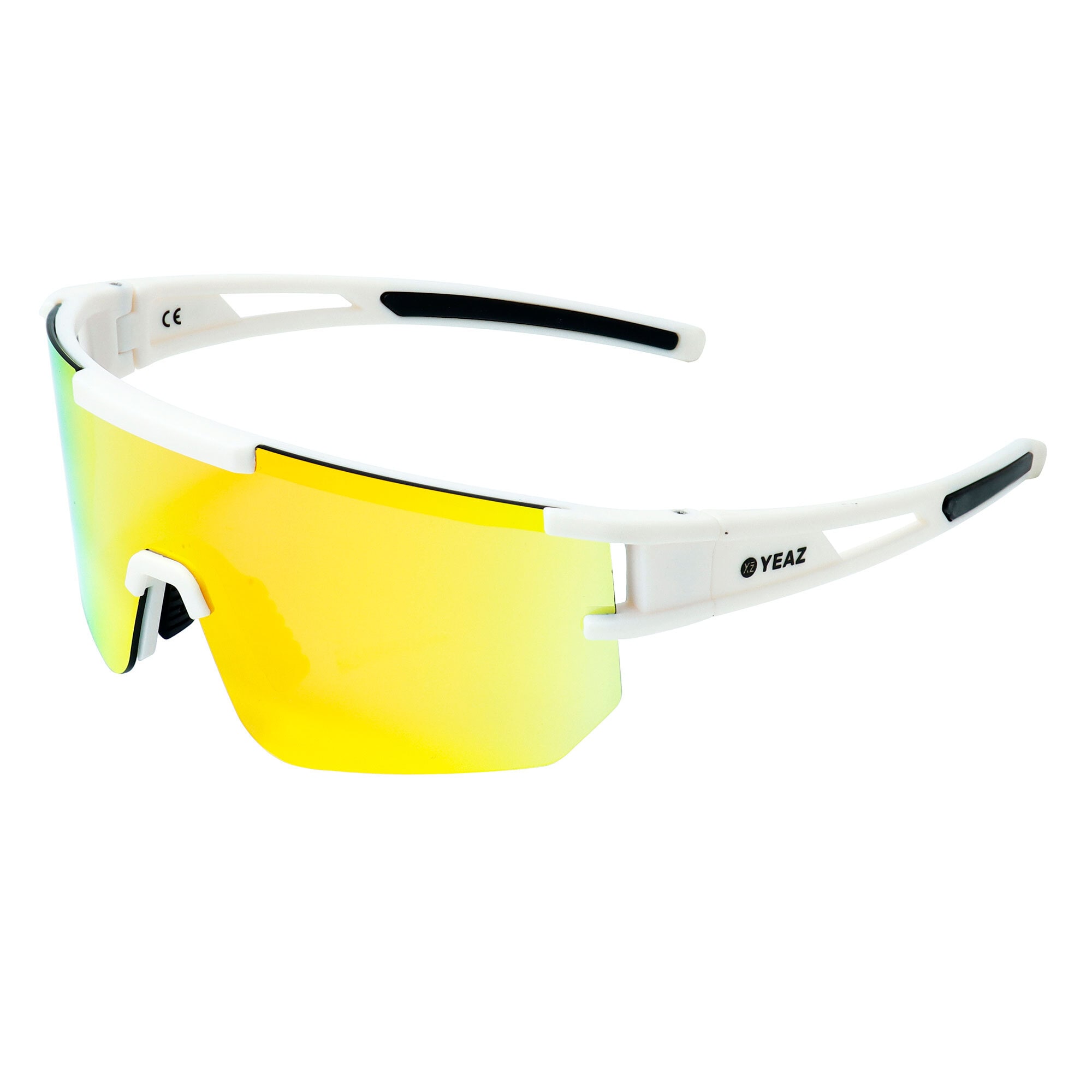 YEAZ Sport-Sonnenbrille Creme White/Mango Red SUNSPARK - Bild 1