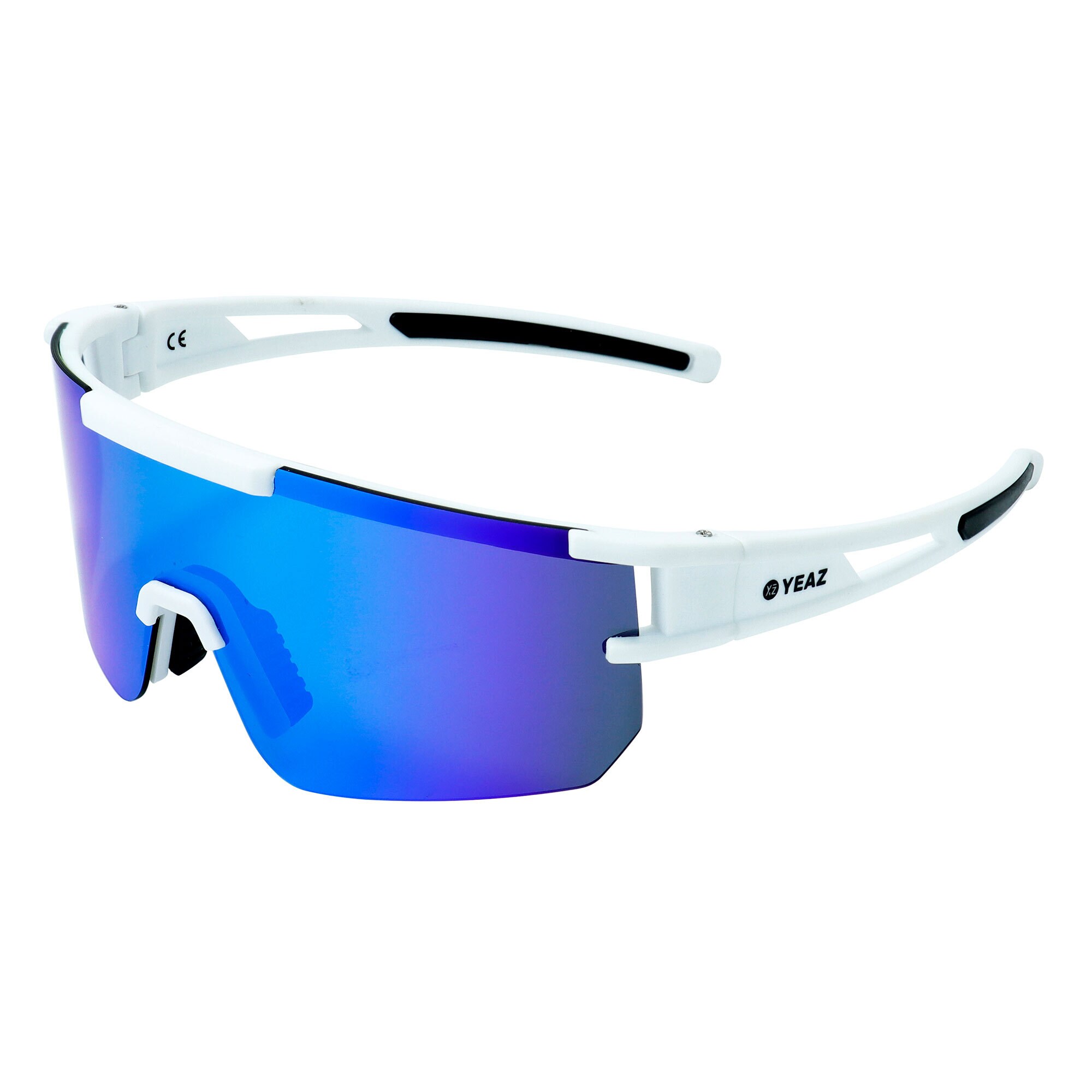 YEAZ Sport-Sonnenbrille Bright White/Blue SUNSPARK - Bild 1