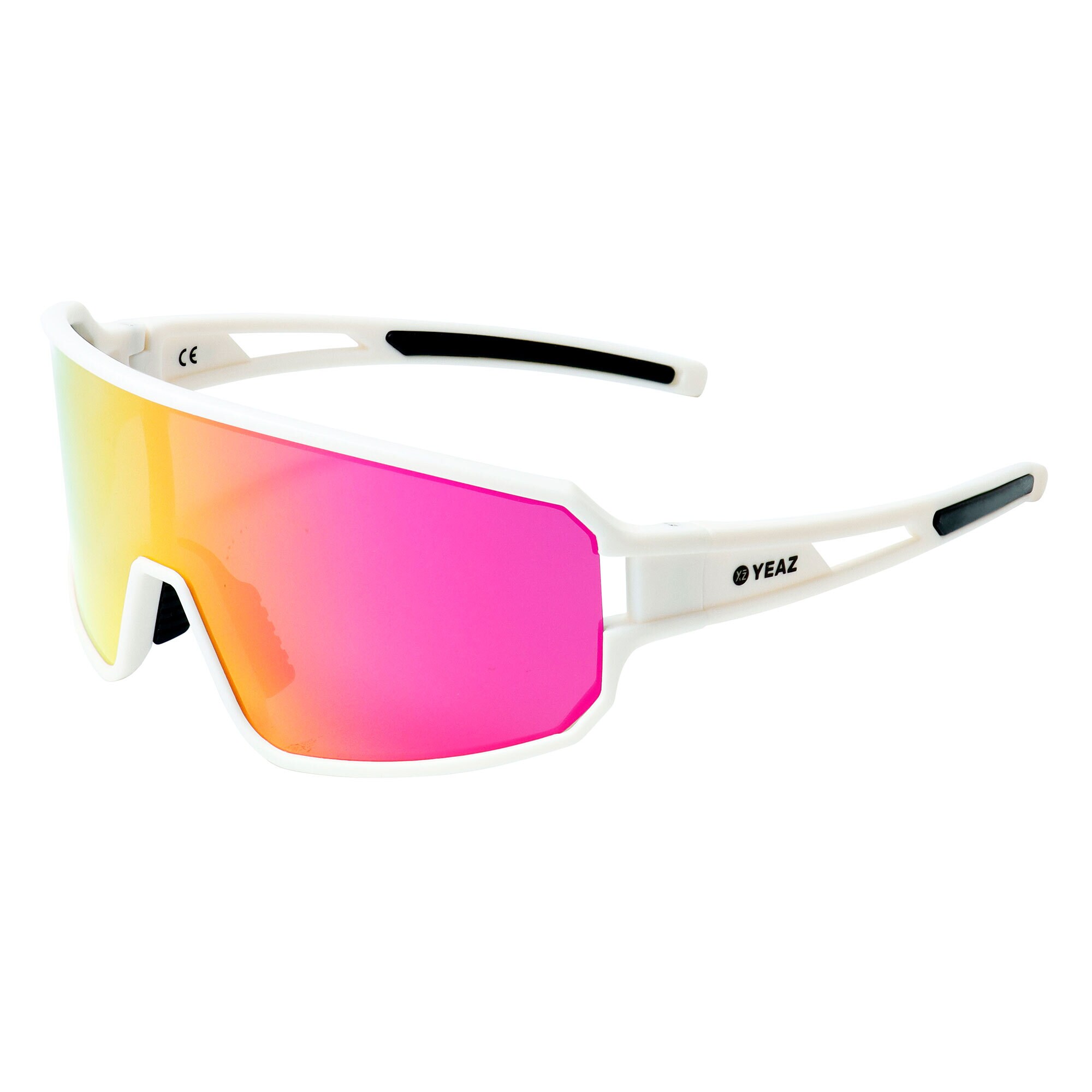 YEAZ Sport-Sonnenbrille Creme White/Pink SUNWAVE - Bild 1
