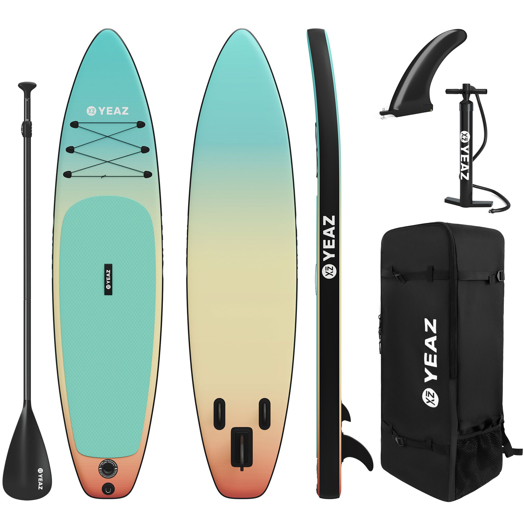 YEAZ SUP Board und Kit LAGUNA BEACH - EXOTRACE - SET - Bild 1