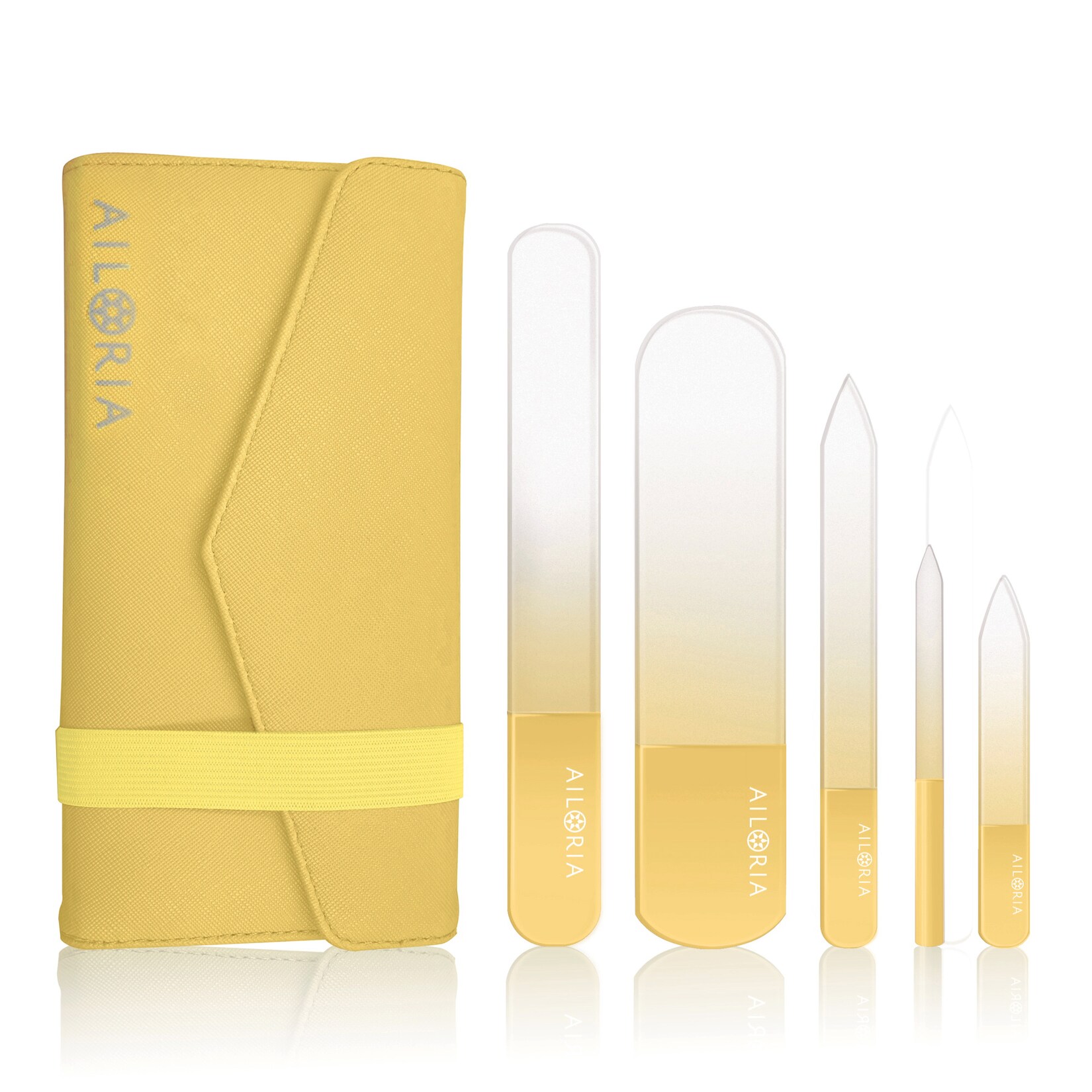 AILORIA Glas-Nagelfeilenset CONTOUR LUXE