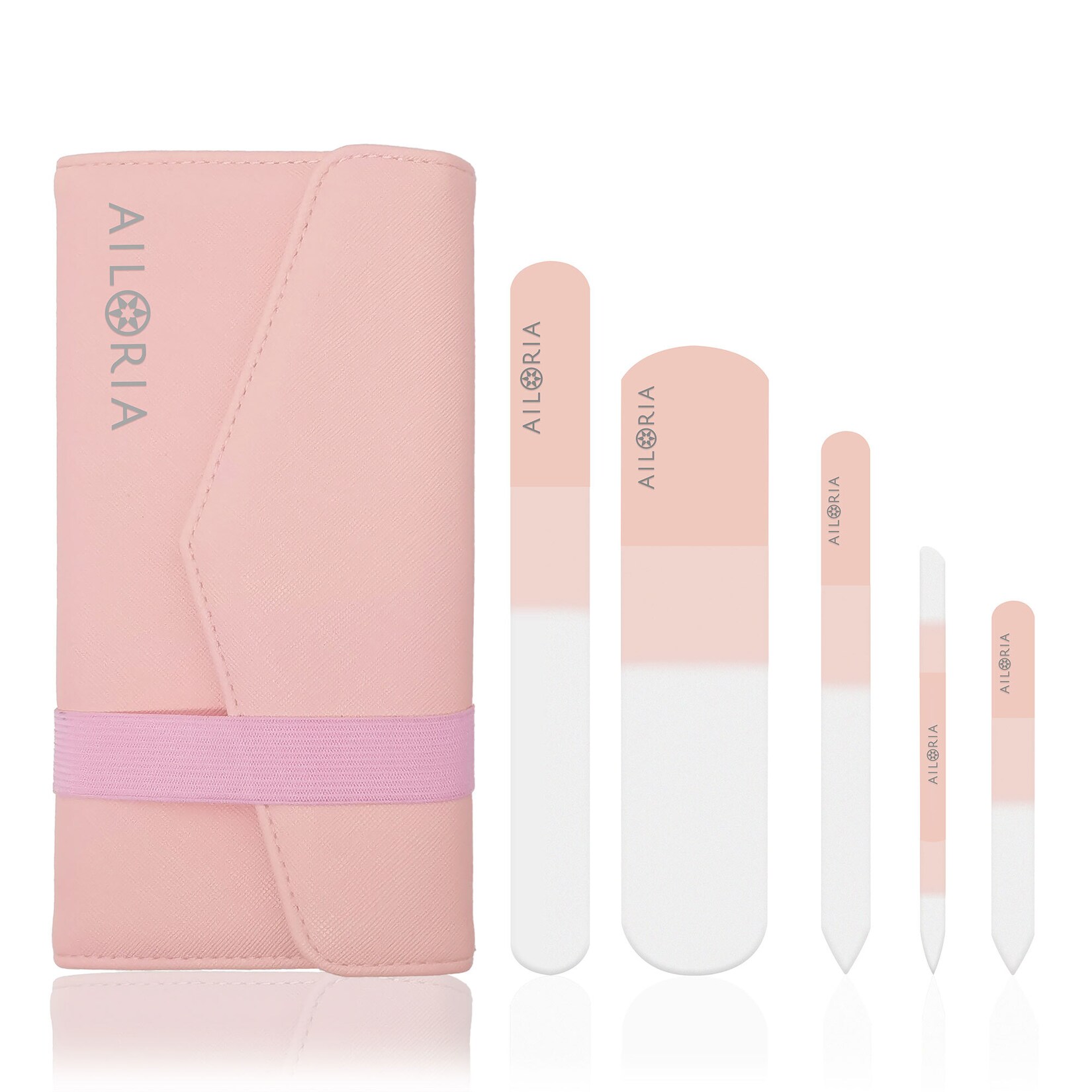 AILORIA Glas-Nagelfeilenset CONTOUR LUXE