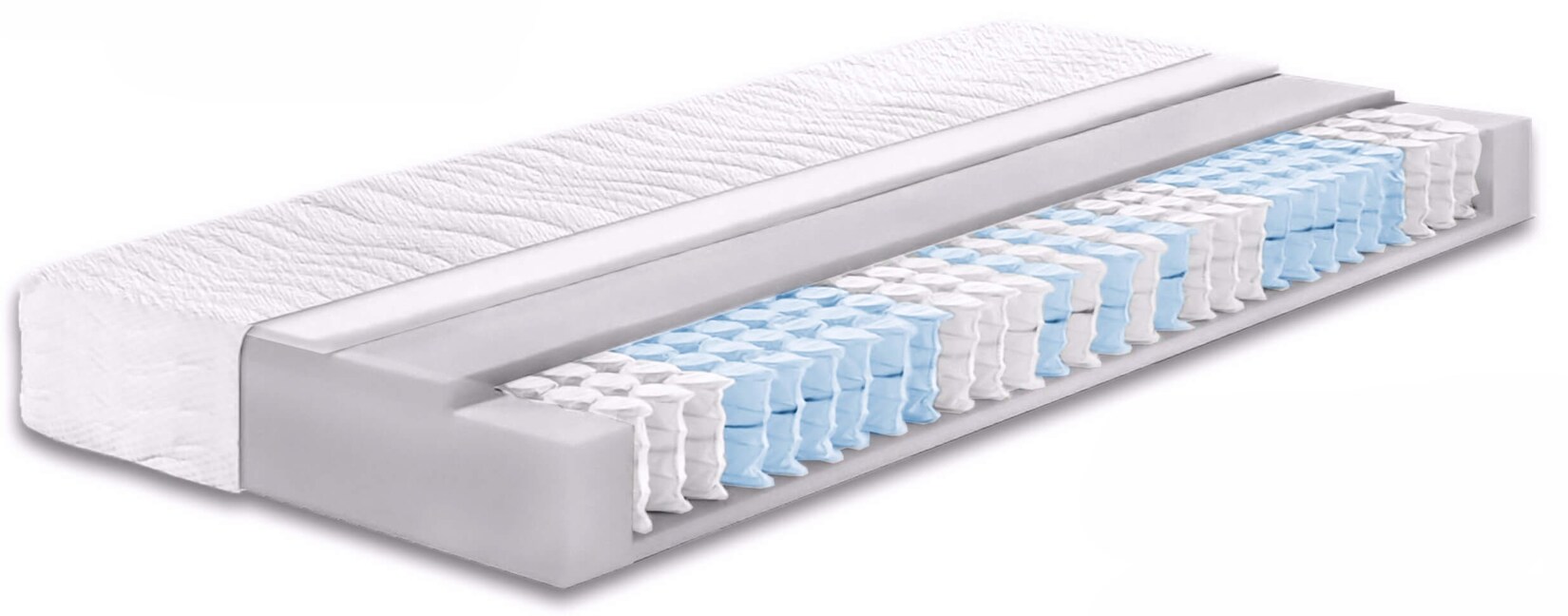 BeCoFederkernmatratze BeCo Vario Lux Greenfirst, 22 cm Komforthöhe, Made in Germany, Testurteil SEHR GUT (1,2)*90 x 200 cm | 04019793438217