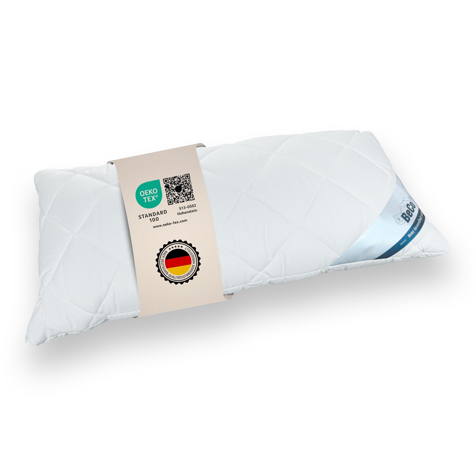 BeCoVario Visco Kopfkissen ergonomisch & wendbar   Nackenstützkissen40 x 80 cm | 04019793407725