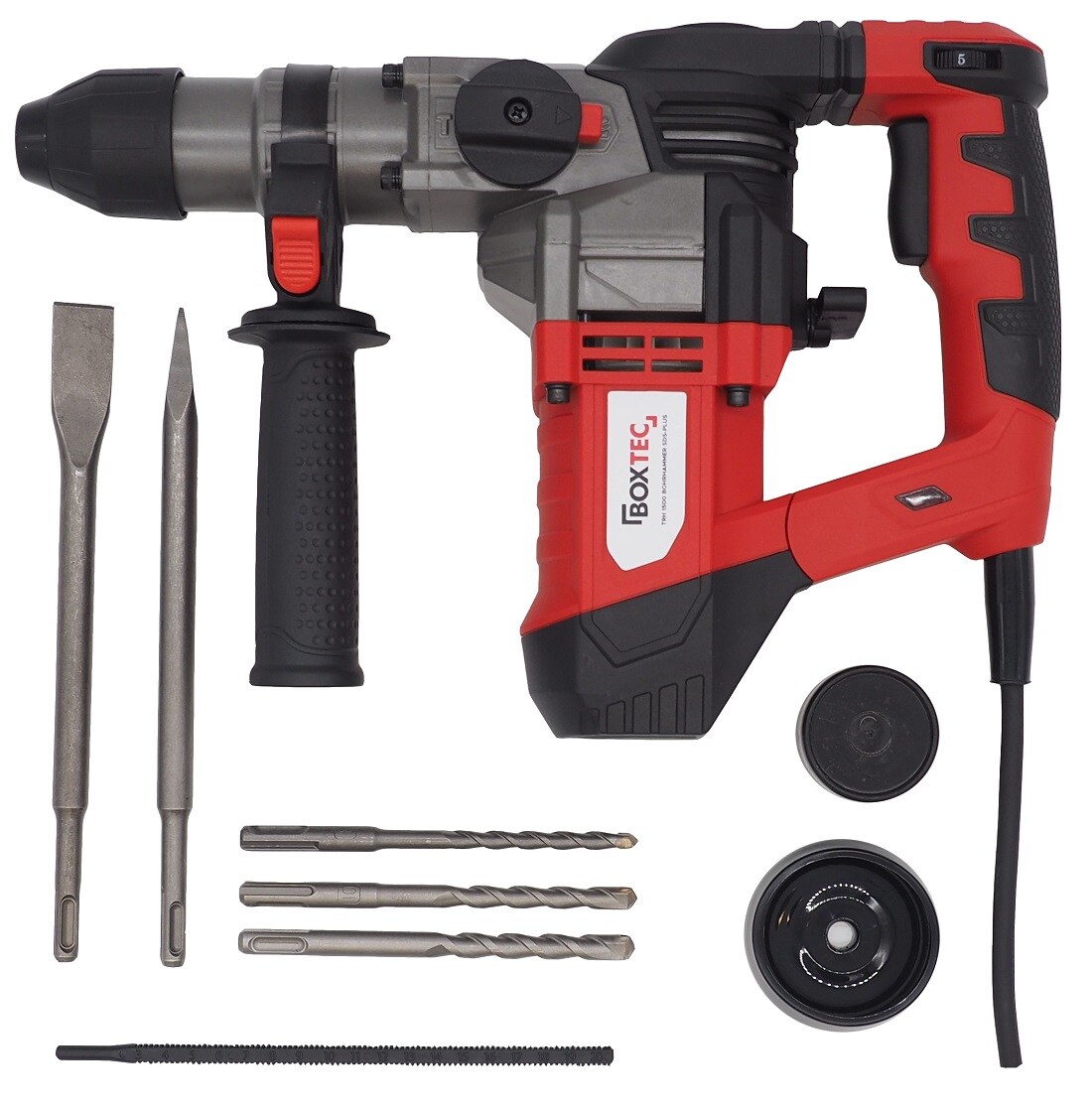 BOXTEC TRH 1500 Bohrhammer SDS-PLUS 1500W 3 Funktionen inkl. Koffer | 04260765650124