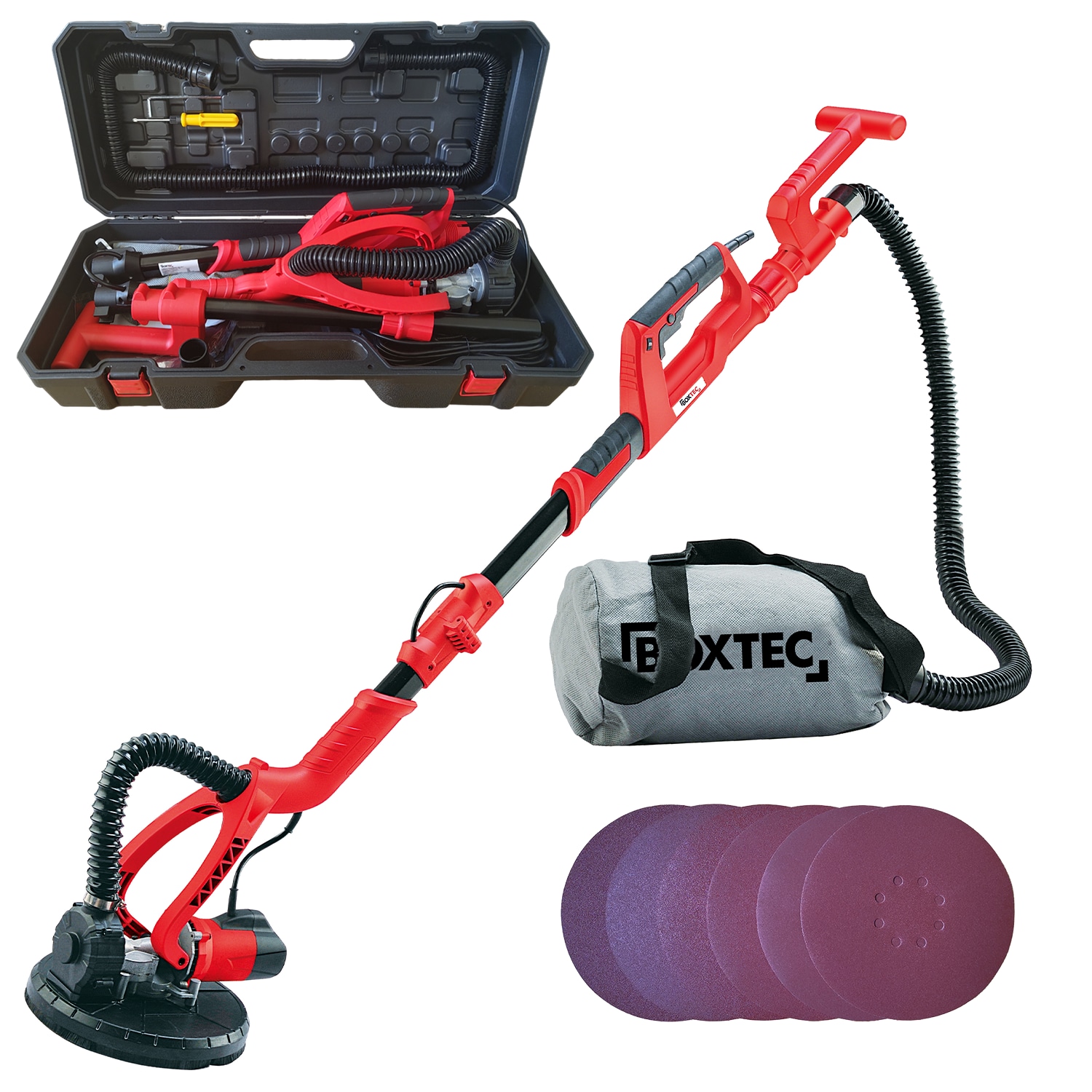 BOXTEC Sanierungsschleifer 225mm im Koffer 750 Watt, inkl. Zubeh&ouml;r - Bild 1