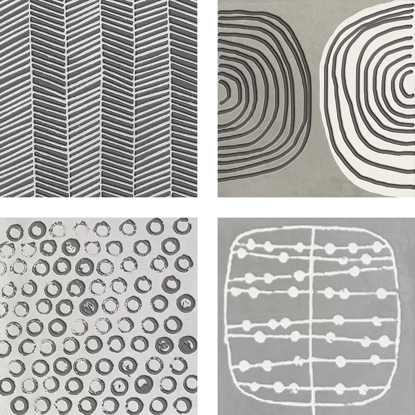 NAKURU GREY 16.5 x 16.5 Feinsteinzeug Wand- und Bodenfliese - Bild 1