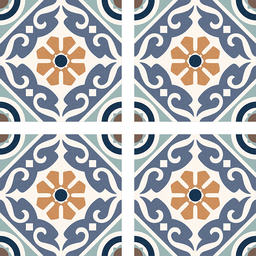 RIONI MIX 16.5 x 16.5 Feinsteinzeug Wand- und Bodenfliese - Bild 1