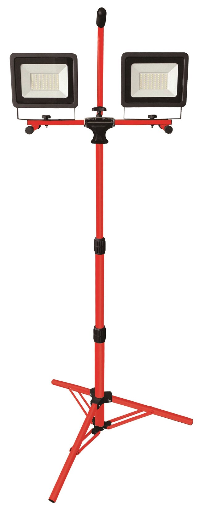 BOXTEC LED 100W (2x50W) Strahler auf Teleskopstativ 5m Gummikabel IP65 | 04260765651220