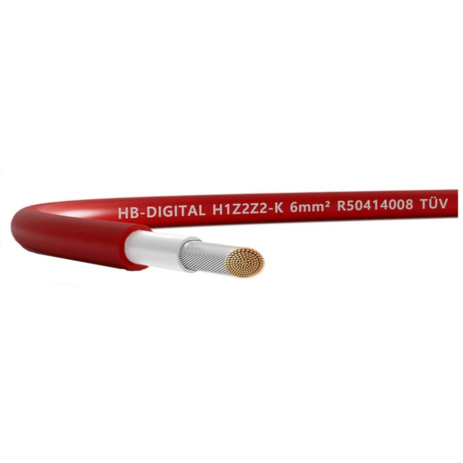 PV Kabel 6mm2 Hikra Sol H1Z2Z2-K rot | 04262411898614