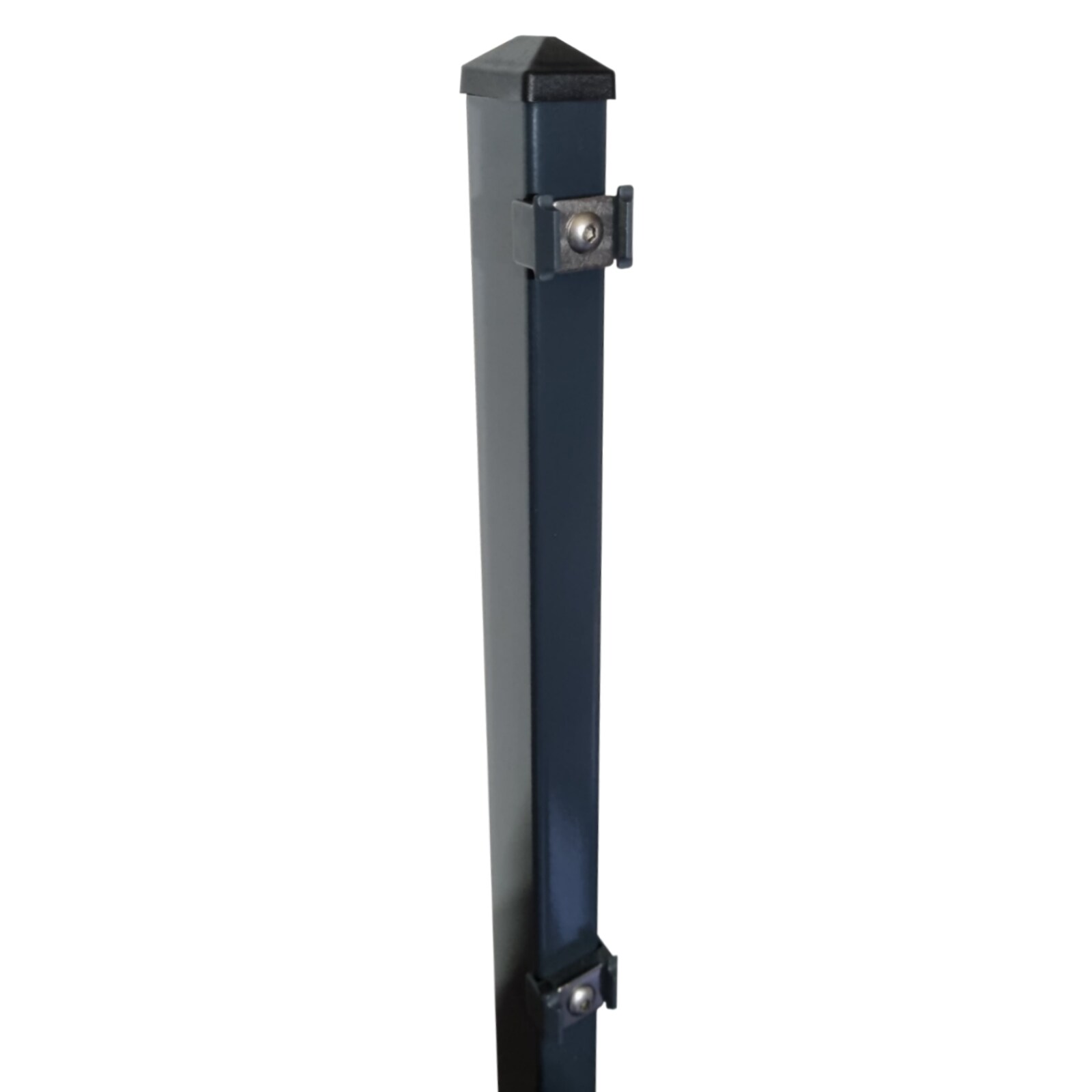Fa-Bausysteme Zaunpfosten Anthrazit Klemmplättchen Höhe: 1430 mm
