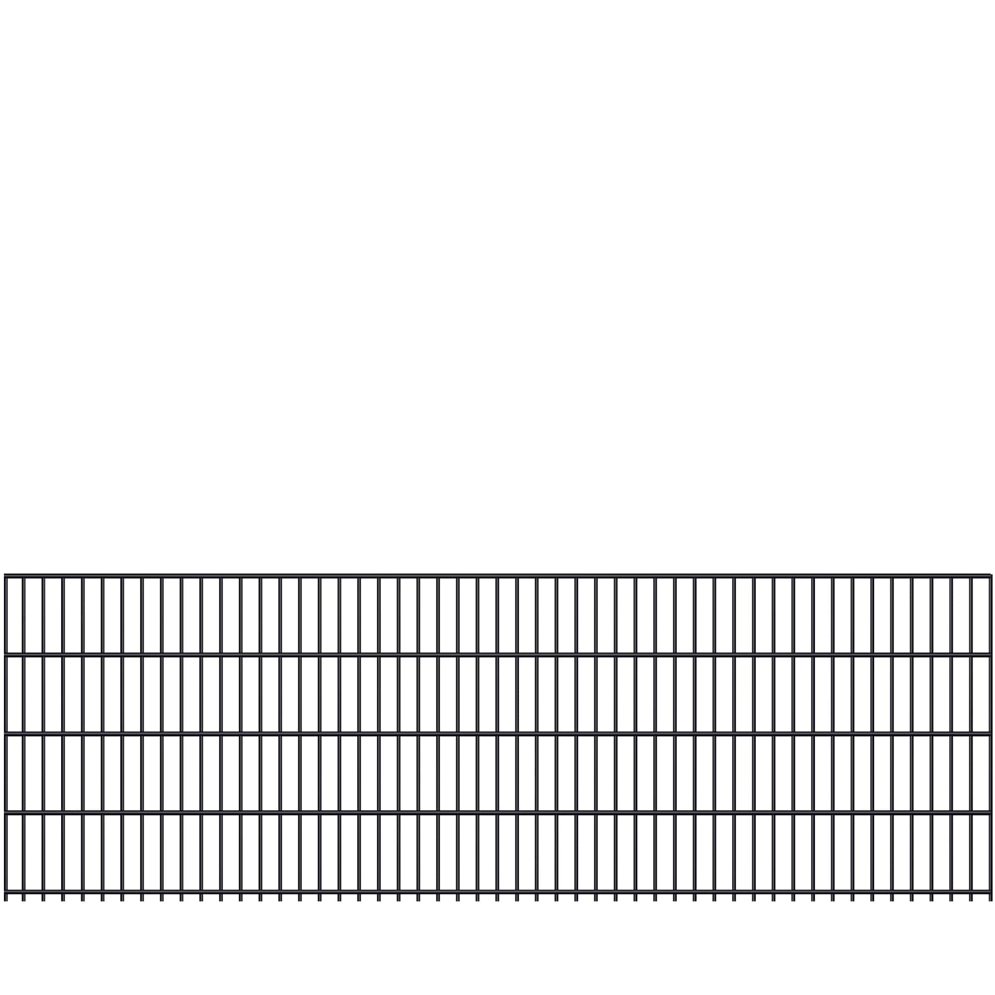 Fa-Bausysteme Doppelstabmatte 8/6/8 Moosgr&uuml;n H&ouml;he: 830 mm - Bild 1