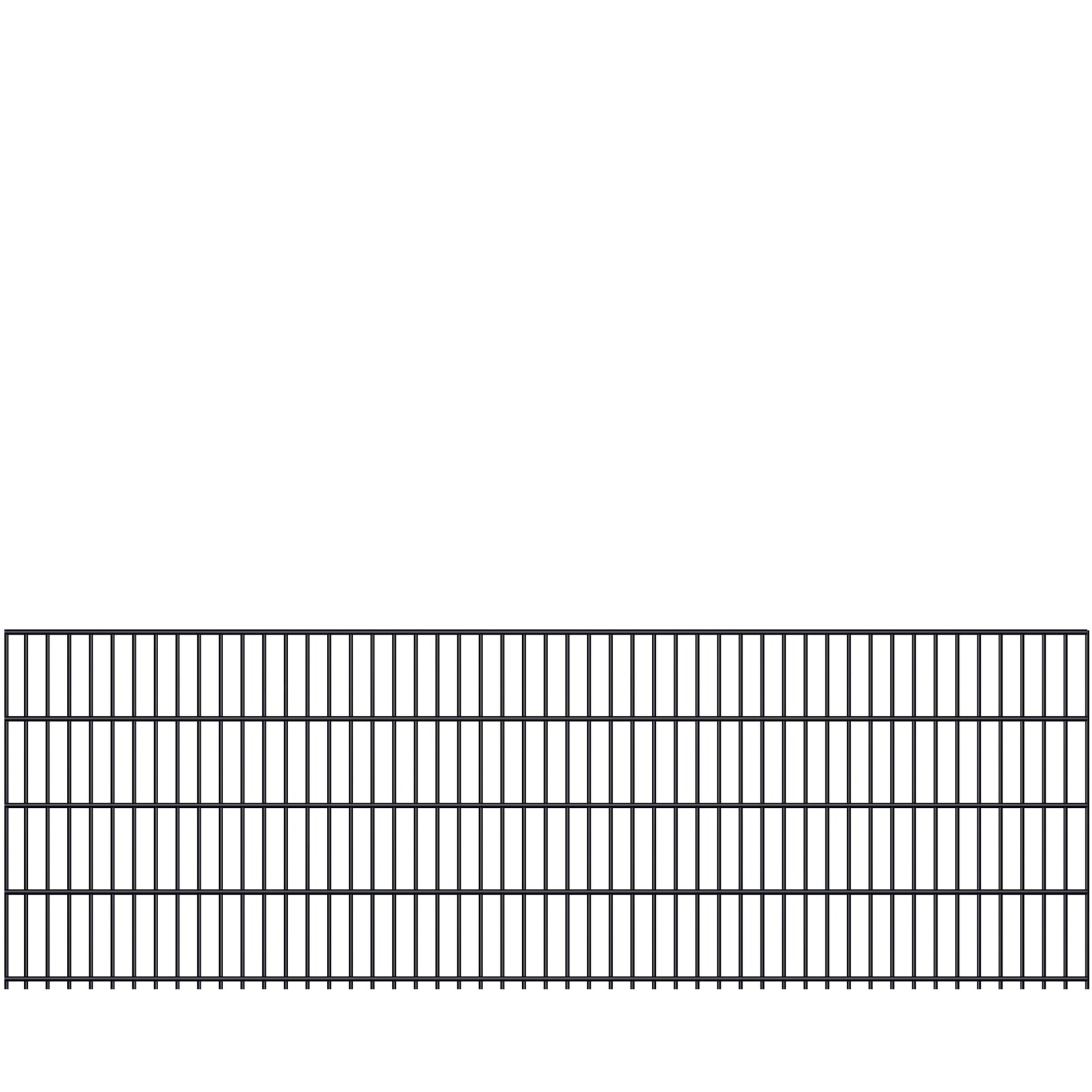 Fa-Bausysteme Doppelstabmatte 8/6/8 Feuerverzinkt Höhe: 830 mm