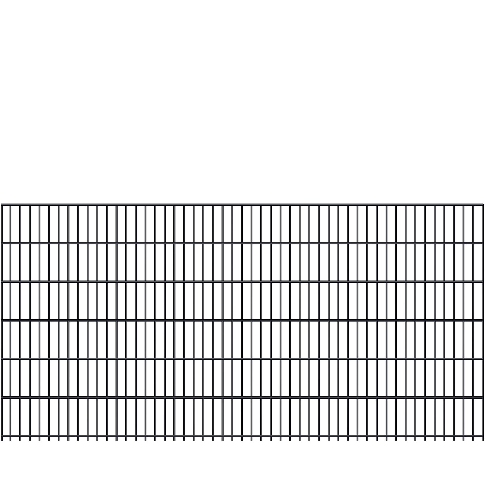 Fa-Bausysteme Doppelstabmatte 8/6/8 Anthrazitgrau Höhe: 1230 mm