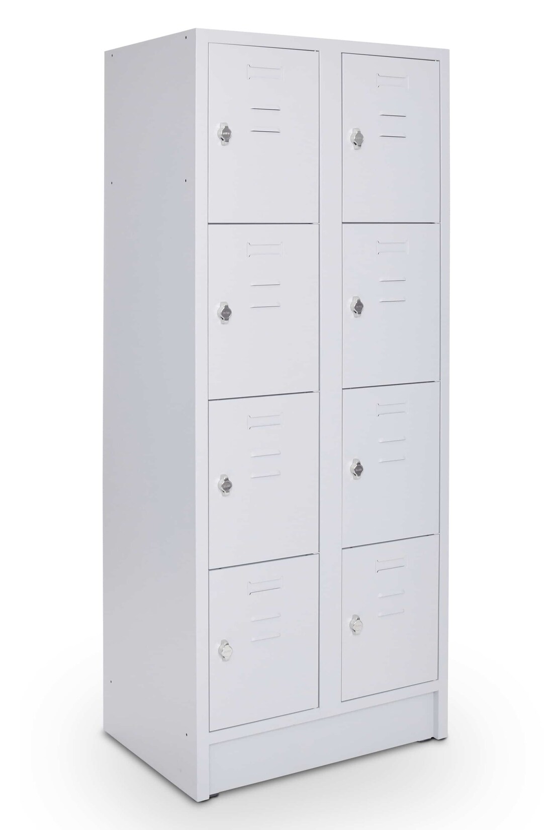 CEHA Schließ- und Fächerschrank mit 70 cm Breite und 8 Fächer lichtgrau/lichtgrau mit Zylinderschloß | 04251915400485