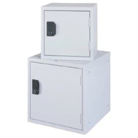 CEHA Schlie&szlig;- B&uuml;rofachw&uuml;rfel 30 x 30 x 30 cm mit T&uuml;r in lichtgrau - Bild 1