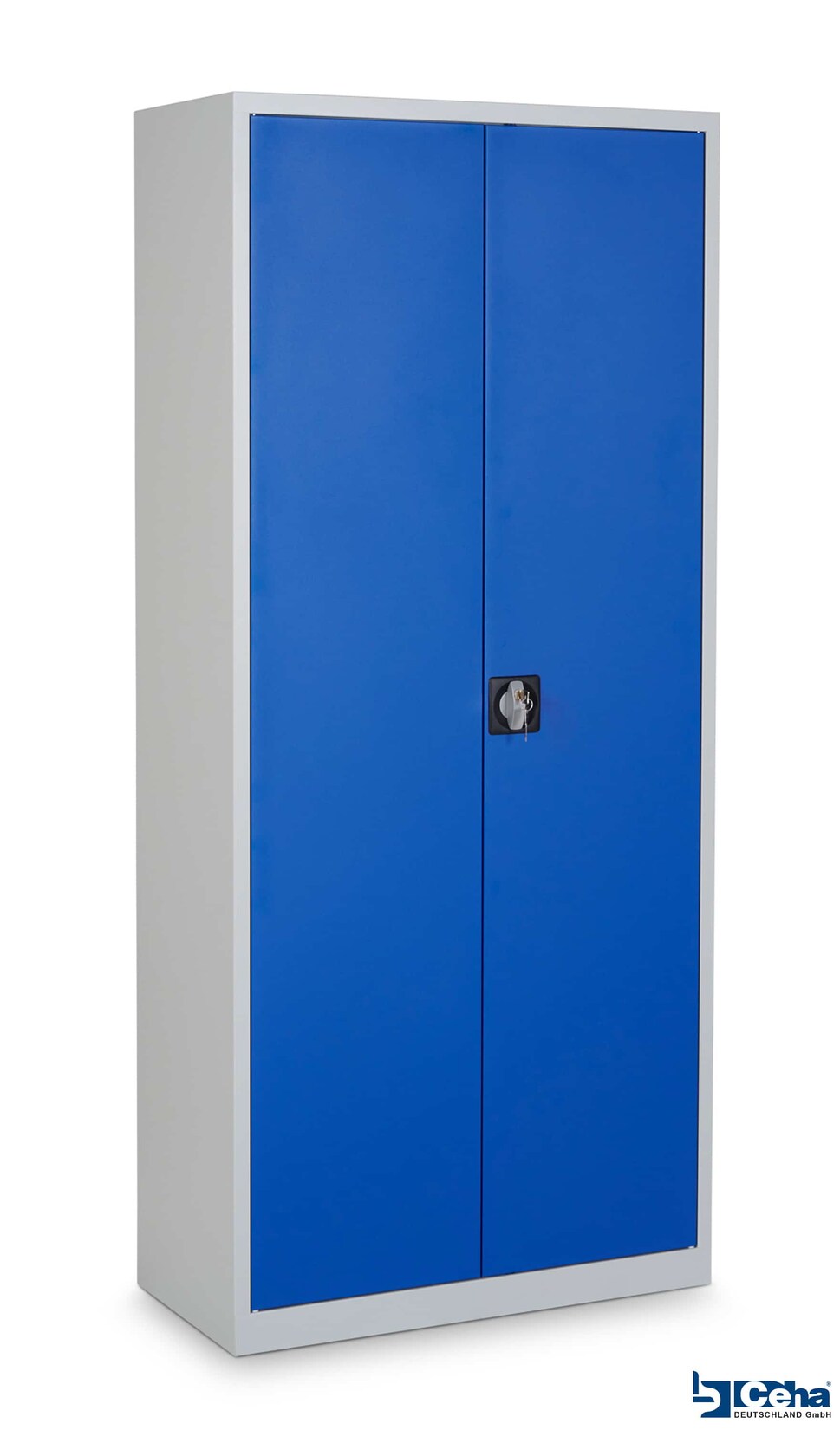 CEHA Stahl- und Flügeltürenschrank 92 x 60 cm enzianblau | 04251915409495