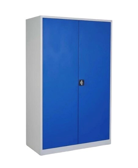 CEHA Stahl- und Flügeltürenschrank 120 x 50 cm enzianblau | 04251915409501