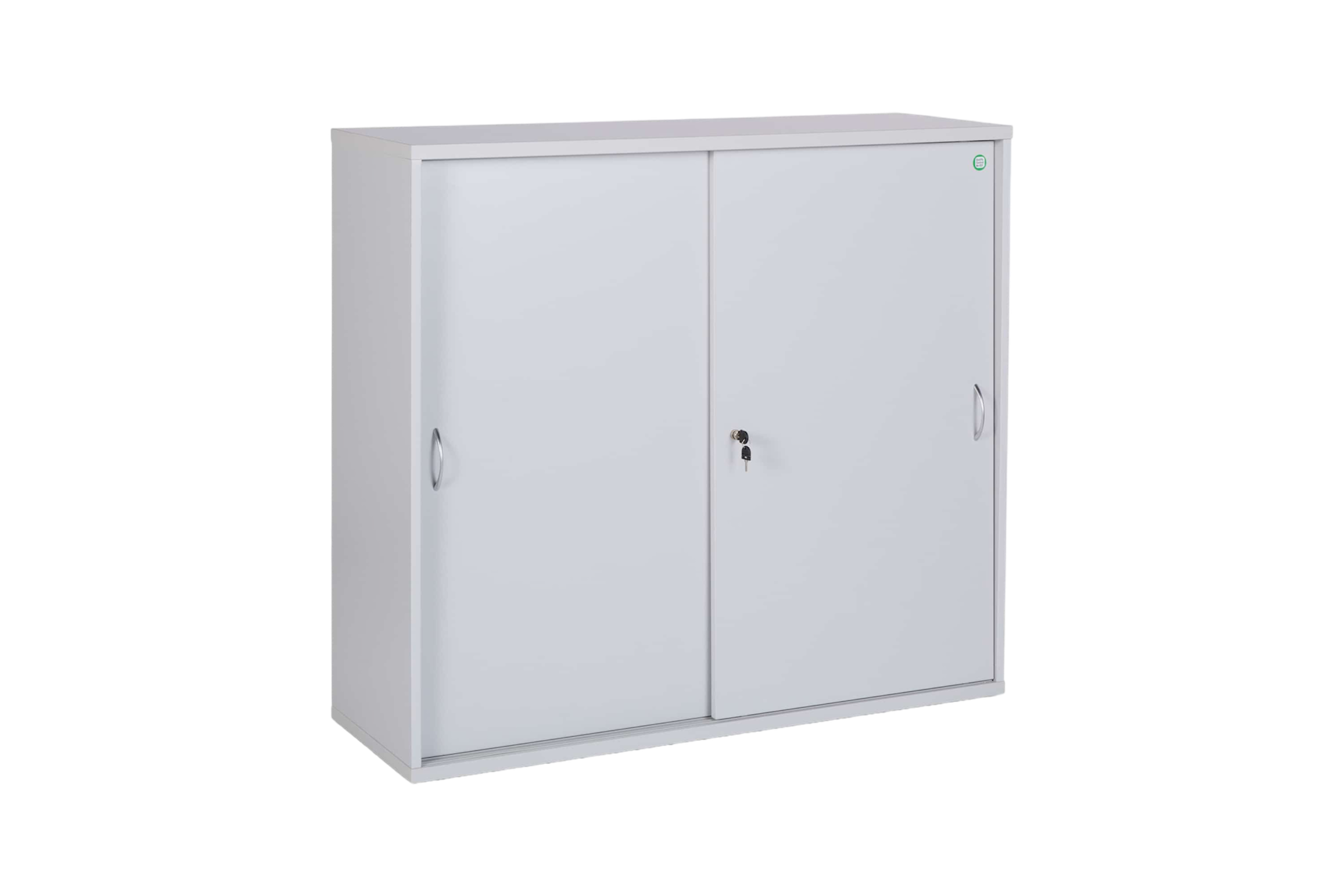 CEHA Schiebet&uuml;ren- und Sideboard B&uuml;roschrank Holz 120 cm Breite in Dekor ahorn mit 3OH - Bild 1