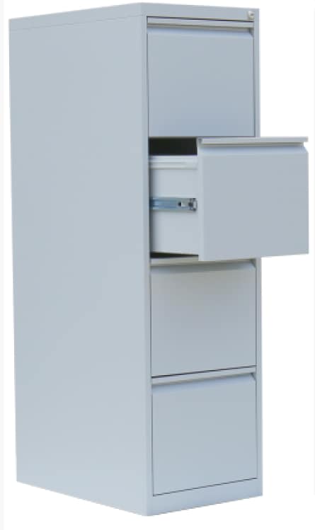 CEHA H&auml;ngeregistraturschrank 46 cm Breite mit 4 Sch&uuml;ben 1-bahnig in RAL7035 (lichtgrau) - Bild 1