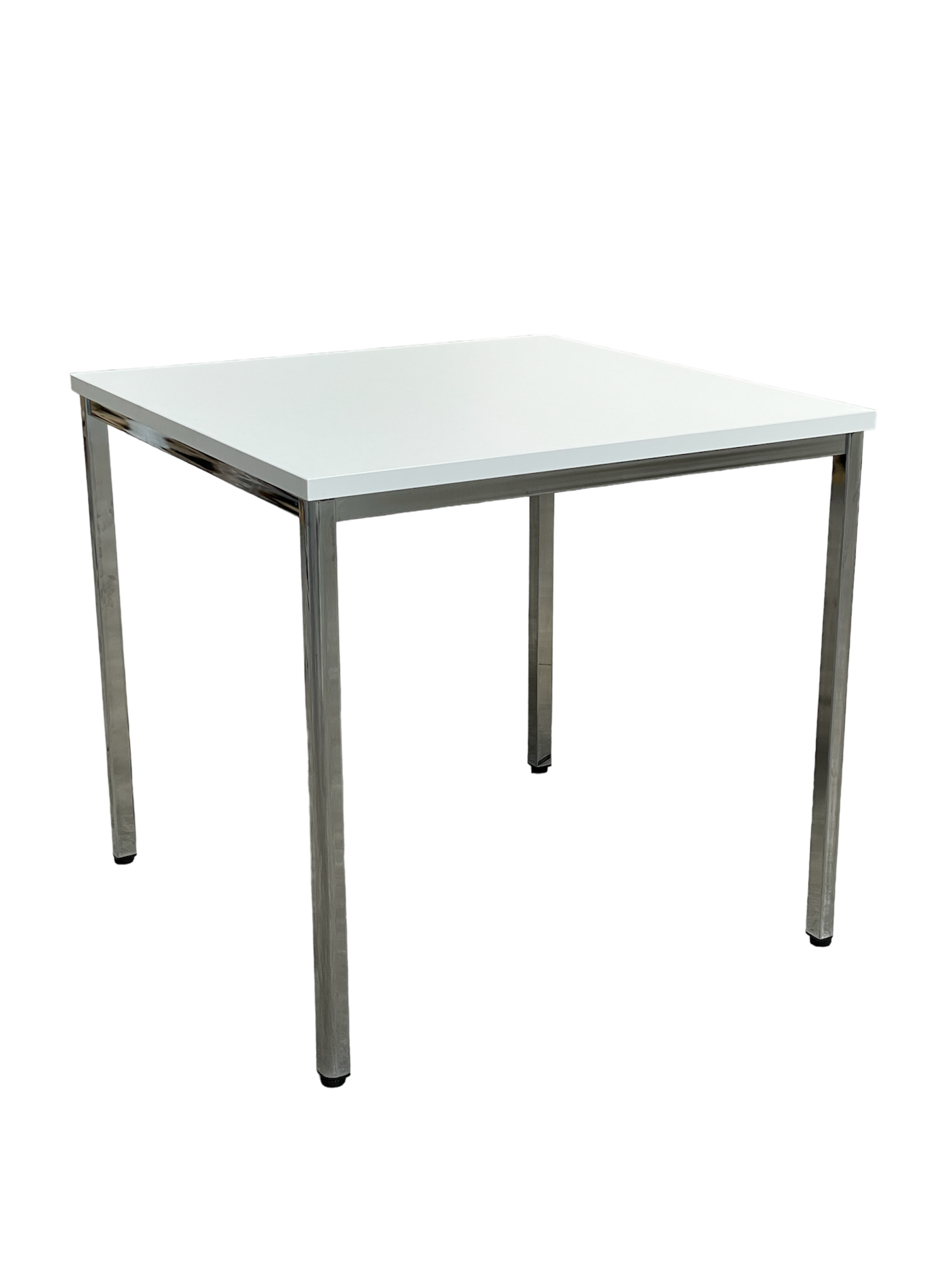 CEHA Mehrzwecktisch 80 x 80 cm chrom/wei&szlig; - Bild 1