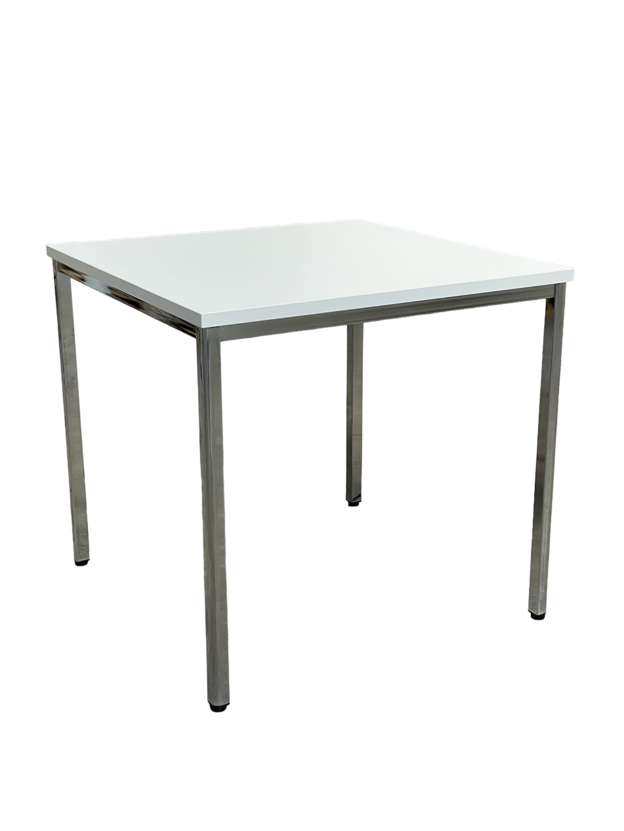 CEHA Mehrzwecktisch 80 x 80 cm chrom/weiß | 04251915409129
