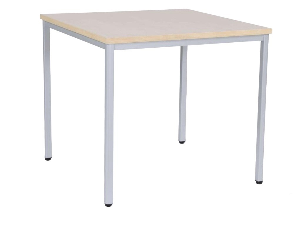 CEHA Mehrzwecktisch 80 x 80 cm wei&szlig;aluminium/ahorn - Bild 1