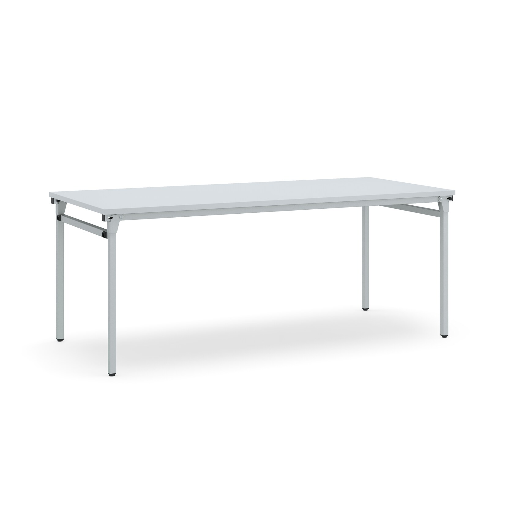 CEHA Klapptisch mit 4-Fuß Gestell 180 x 80 cm, Dekor grau   Gestell in RAL7035 (lichtgrau) | 04251915404476
