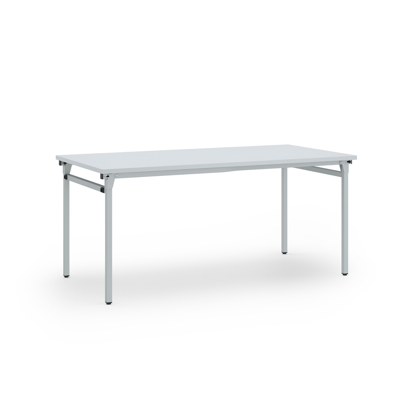 CEHA Klapptisch mit 4-Fuß Gestell 160 x 80 cm, Dekor grau   Gestell in RAL7035 (lichtgrau) | 04251915404490