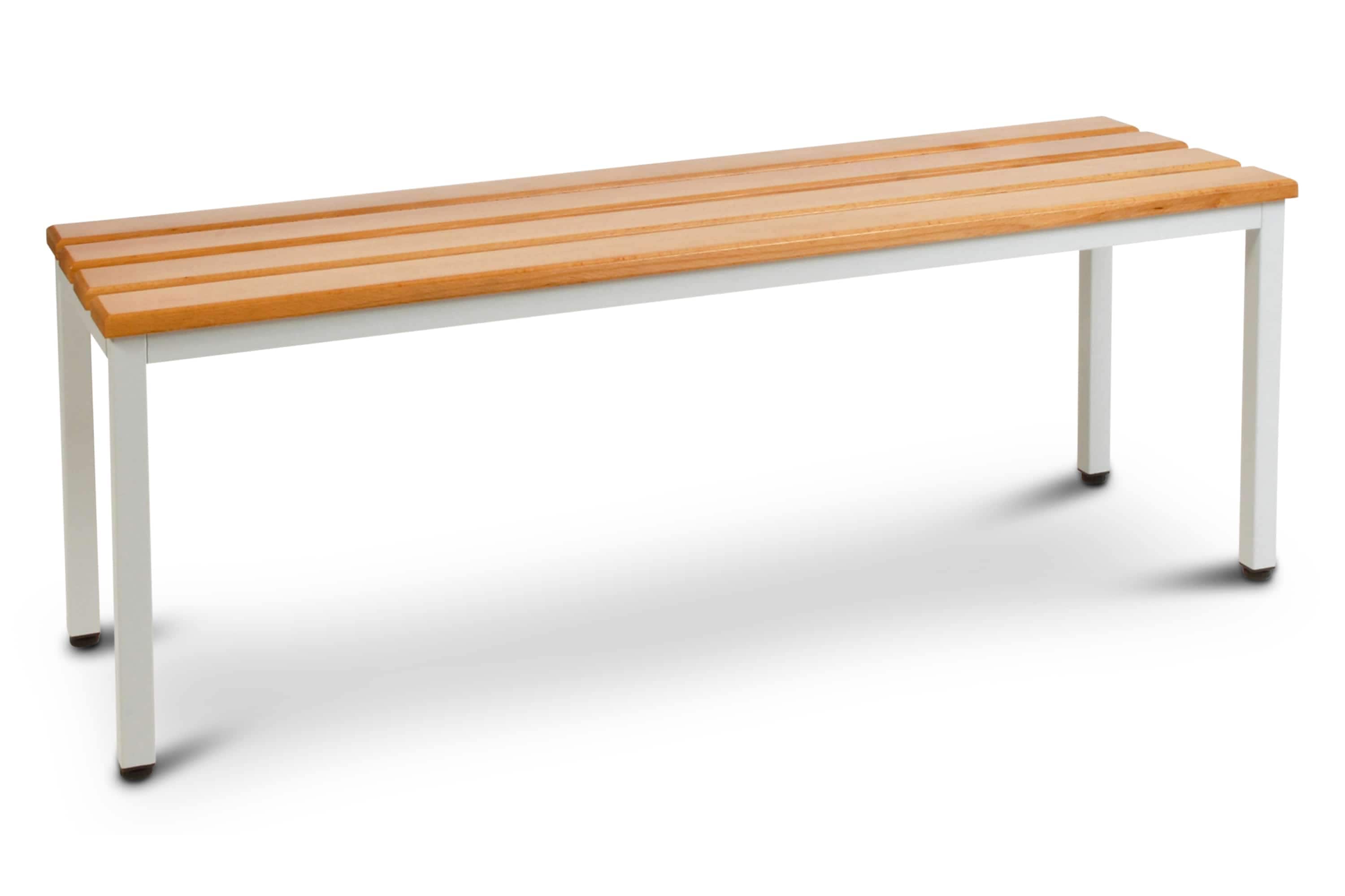 CEHA Garderoben-Sitzbank 200 cm mit Holzleisten - Bild 1