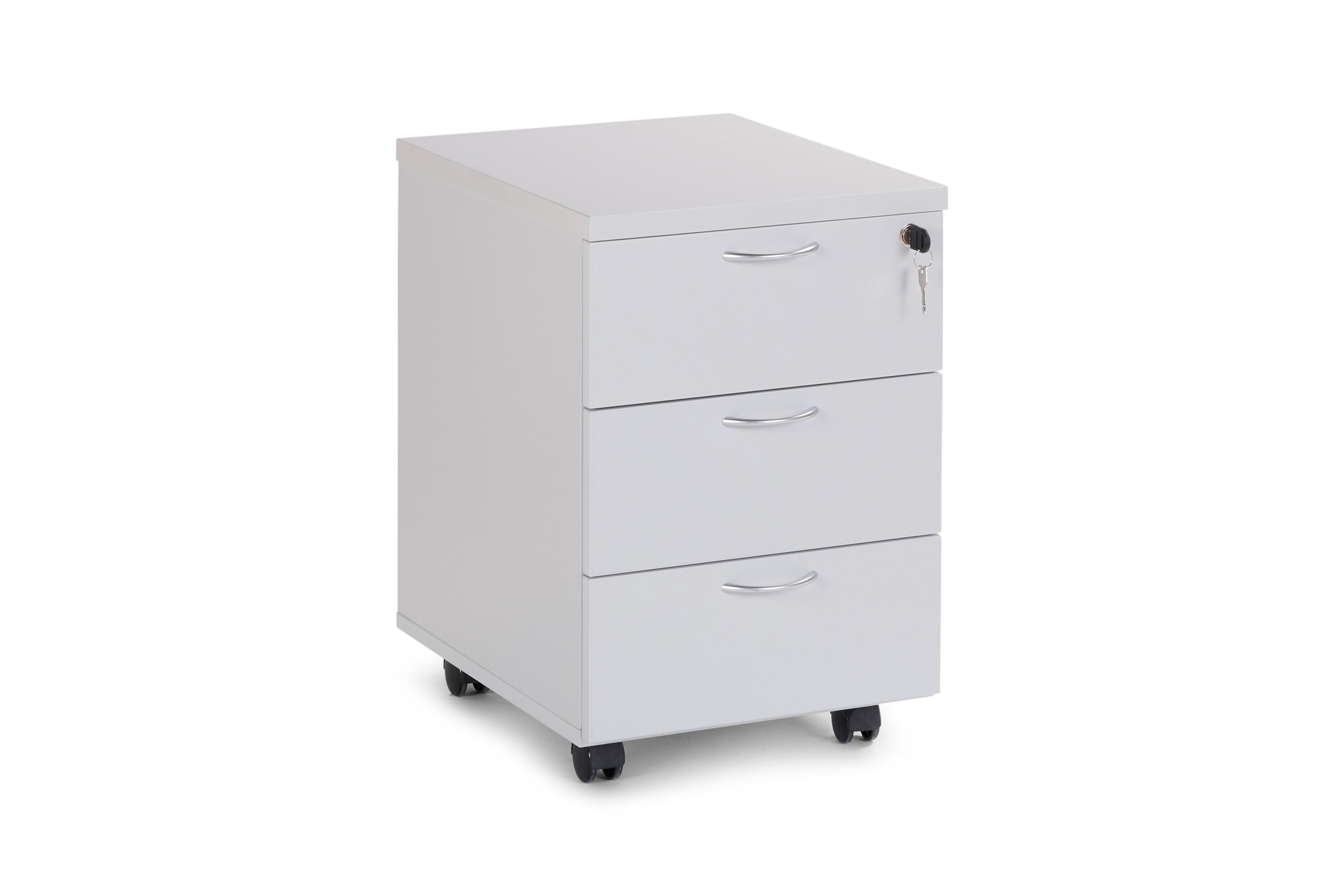 CEHA Rollcontainer aus Holz mit 3 Schubladen in Dekor grau - Bild 1