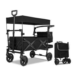 SachsenRAD Faltbarer Bollerwagen mit Dach, 150 kg - Bild 1