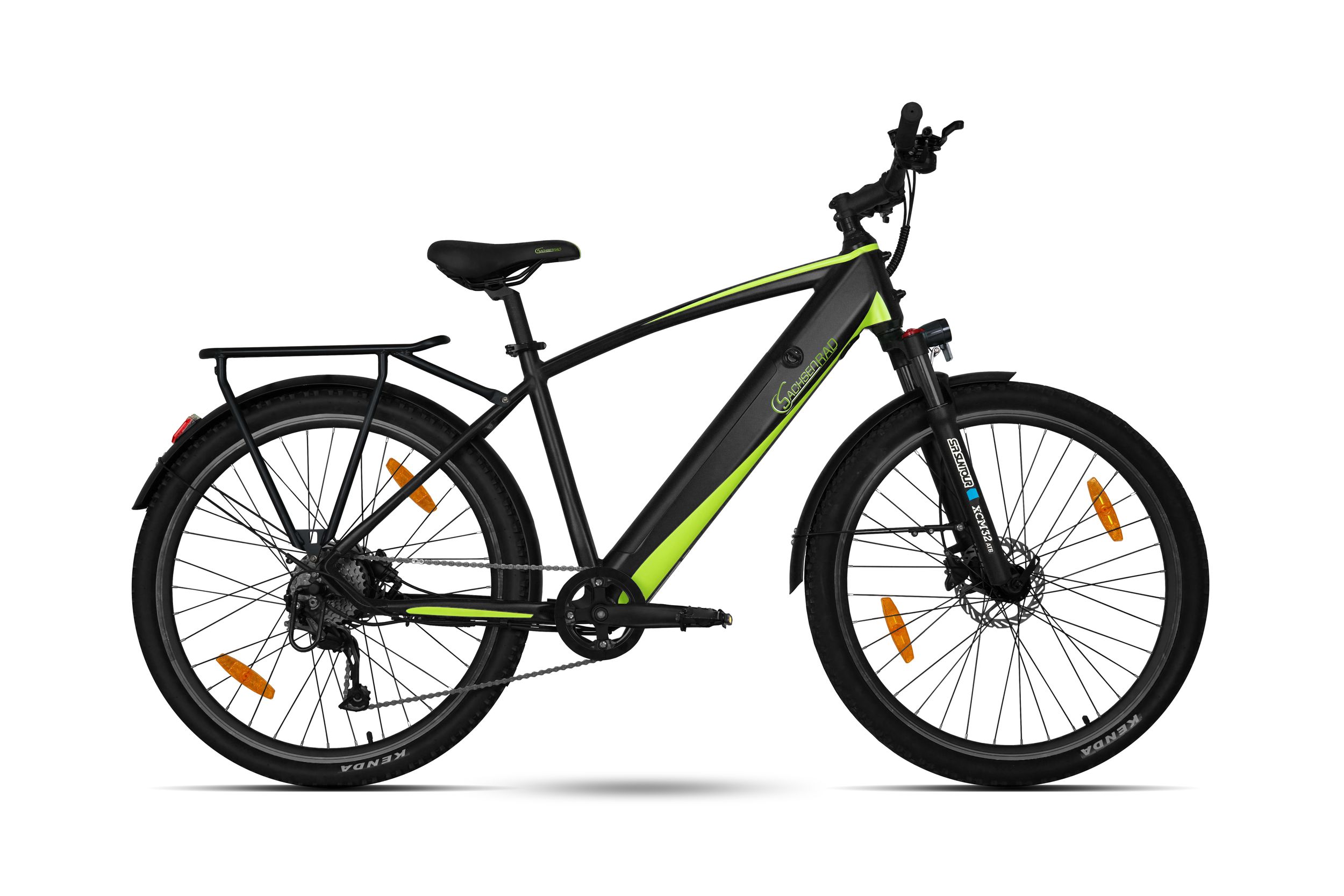 SachsenRAD E-Trekking MTB R8T Flex III f&uuml;r Touren, On- und Offroad schwarz - Bild 1