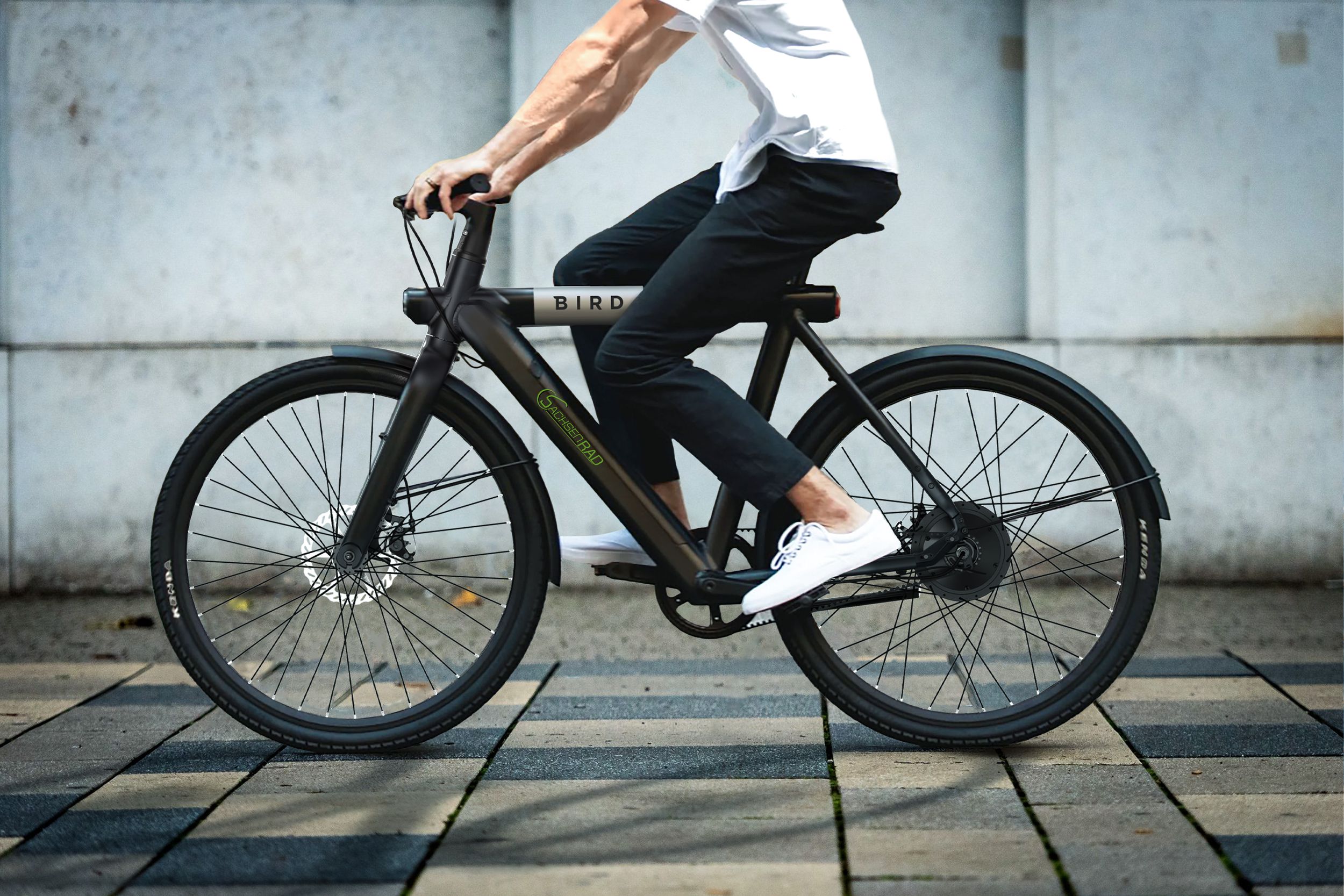 SachsenRAD xBird Urban City E-Bike C6R mit Riemenantrieb und