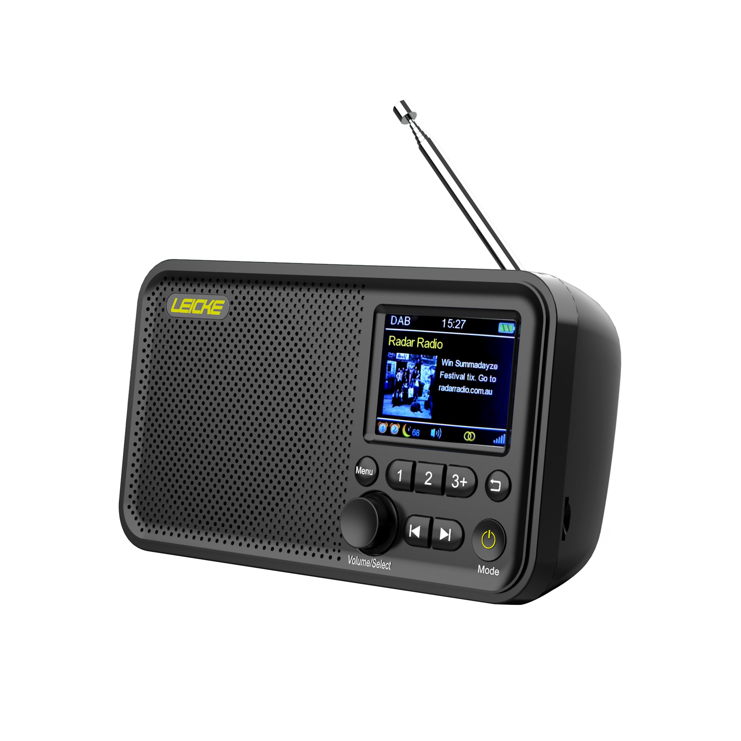 LEICKE DJ ROXXX DAB+ Radio mit Bluetooth 5.0, K&uuml;chenradio, 4000mAh Batterie - Bild 1