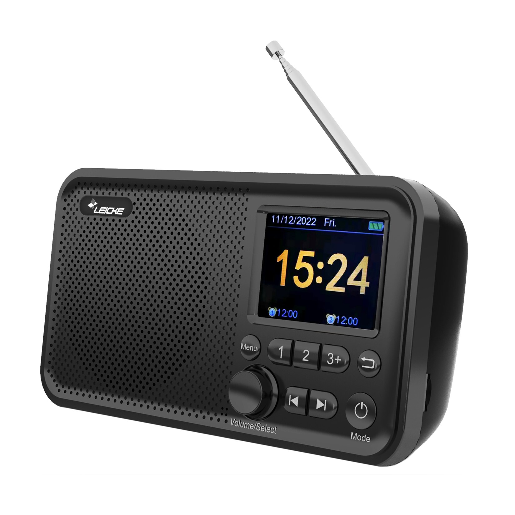 LEICKE DJ ROXXX DAB+ Radio mit Bluetooth 5.0, Küchenradio, 4000mAh Batterie | 04050296190134