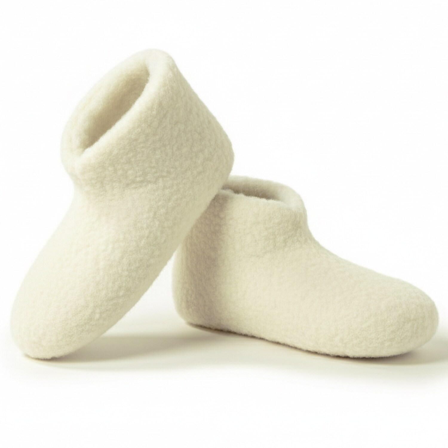 NYVI Bettschuhe IamFlauschi &ndash; Kuschelig Warme Hausschuhe aus 100% Reiner Schafwolle Gr&ouml;&szlig;e:40 / 41;Farbe:Schafsbeige - Bild 1