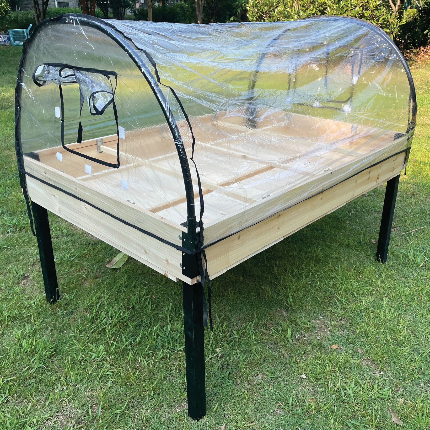 NYVI Hochbeet Gew&auml;chshaus NYVI-Green 14 - Fr&uuml;hbeet Foliengew&auml;chshaus f&uuml;r Gem&uuml;se, Pflanzen, Kr&auml;uter - Bild 1