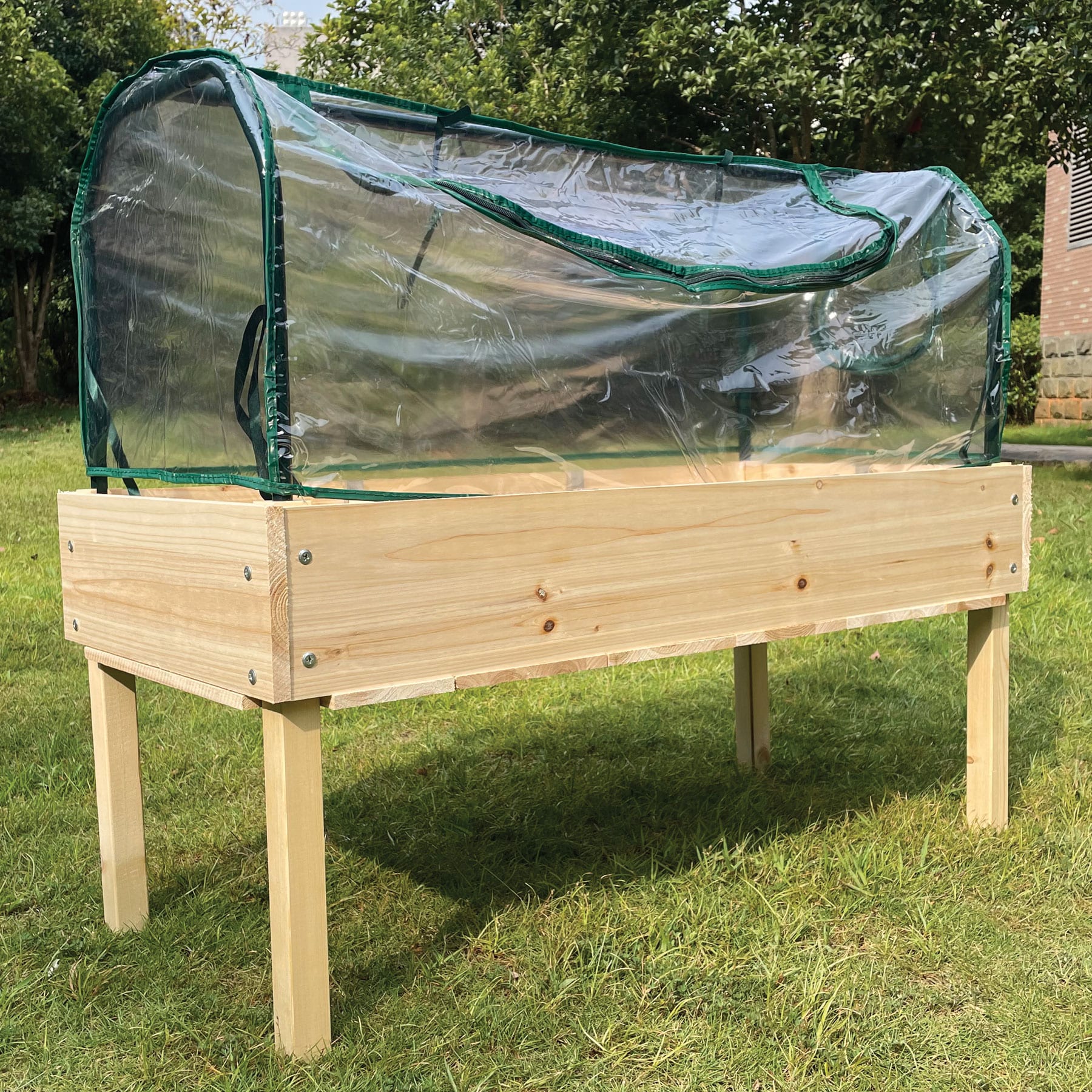 NYVI Hochbeet Gew&auml;chshaus NYVI-Green 09 - Fr&uuml;hbeet Foliengew&auml;chshaus f&uuml;r Gem&uuml;se, Pflanzen, Kr&auml;uter - Bild 1