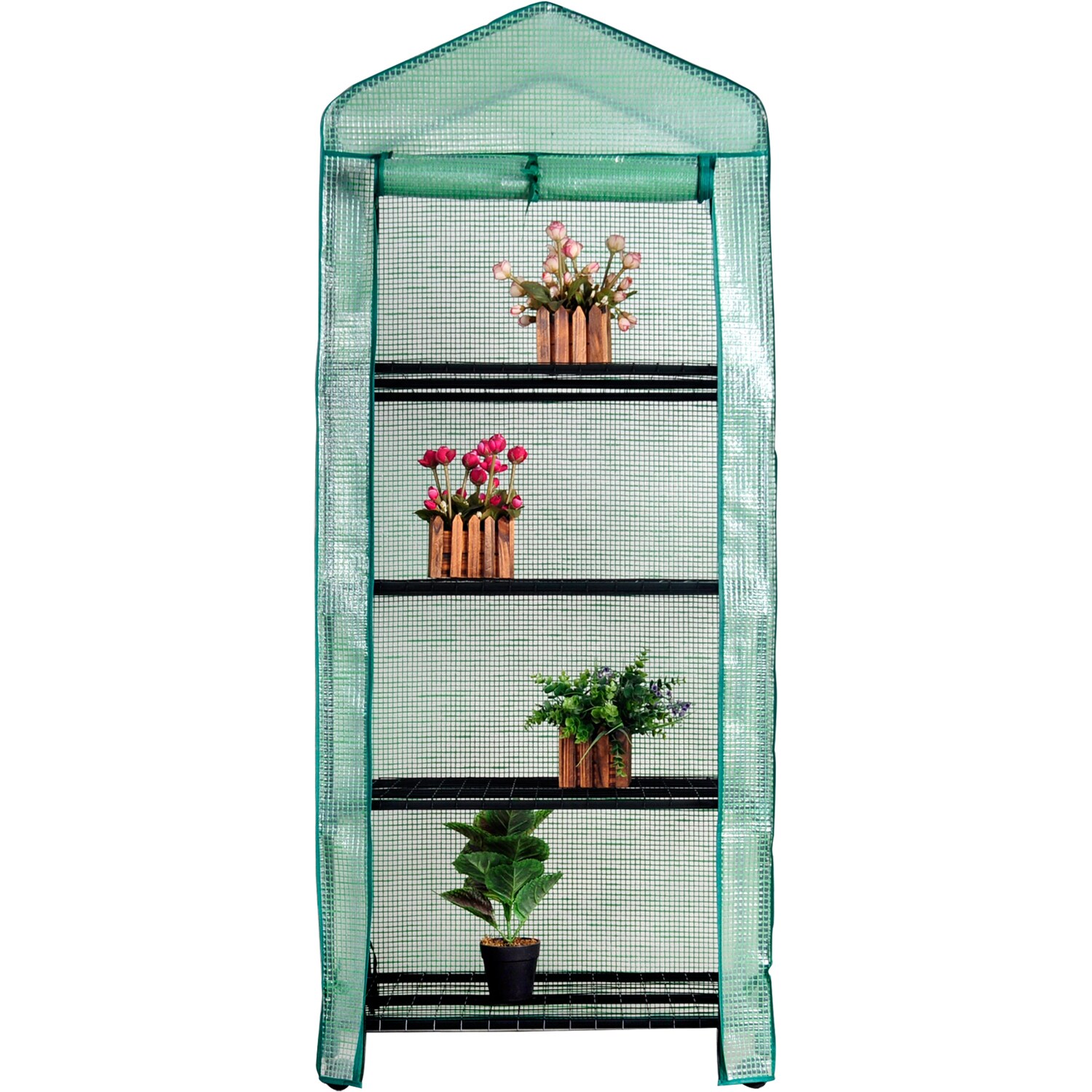 NYVI Foliengew&auml;chshaus NYVIGreen 158x69x49 cm - Gew&auml;chshaus klein f&uuml;r Jungpflanzen, Tomaten - Bild 1