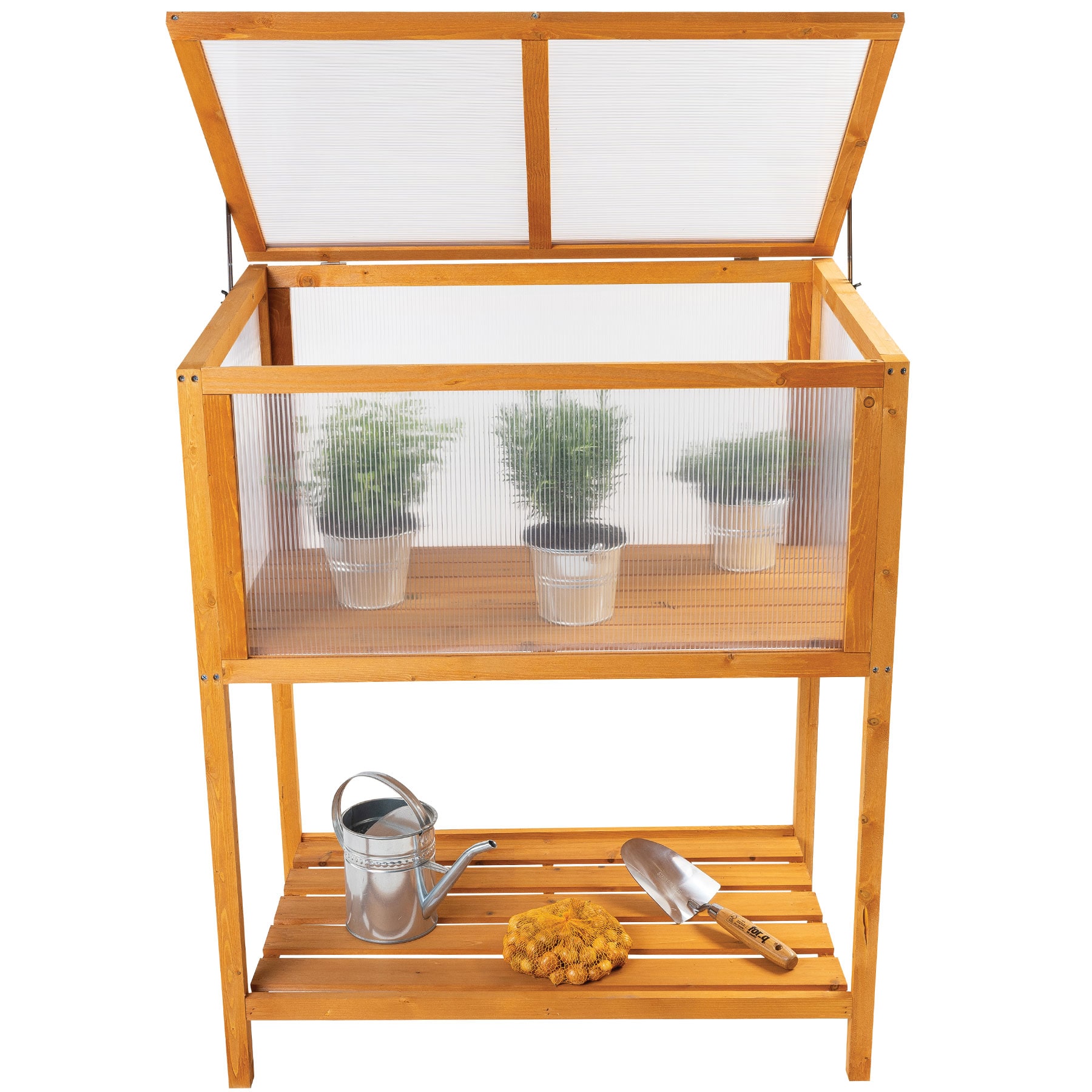 NYVI Hochbeet mit Fr&uuml;hbeetaufsatz BABYGreen - Gartenbeet Perfekt f&uuml;r Jungpflanzen, Gem&uuml;se. Kr&auml;uter & Blumen - Bild 1