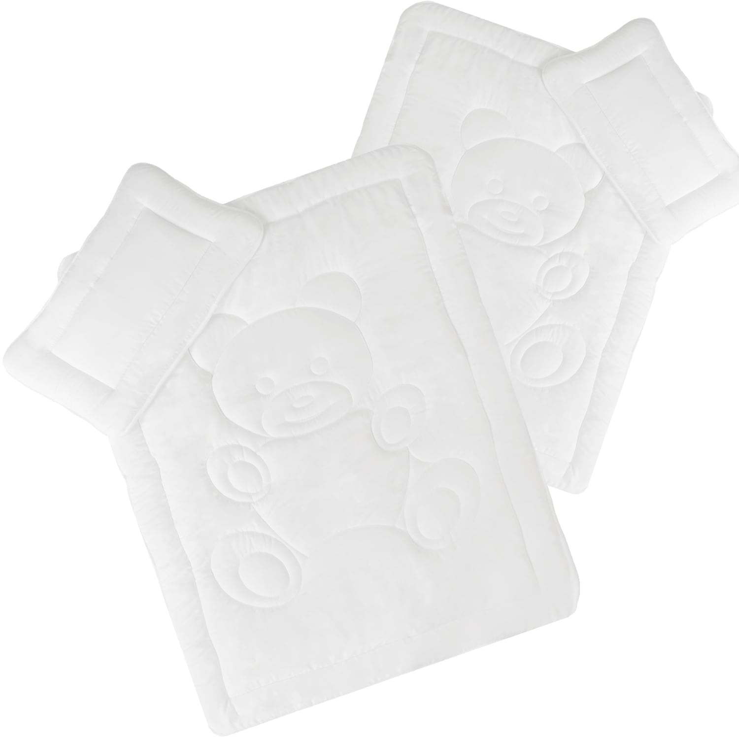 NYVI Kinderbetten Set Junior Plus 4-teilig - Kinderbettdecke 100x135 cm und Kopfkissen 40x60 cm - Bild 1