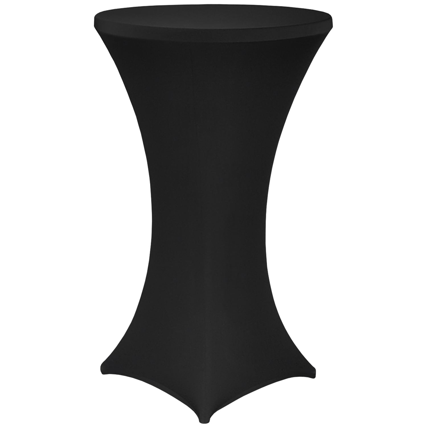 NYVI Stehtischhusse NYVIGala - Elastische Stretchhusse f&uuml;r Stehtische & Bistrotische Farbe:Schwarz;Gr&ouml;&szlig;e:&Oslash; 70-75 cm - Bild 1