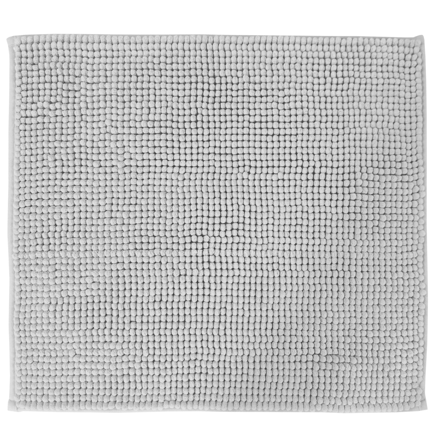 NYVI Badematte NYVISpa Chenille Rechteckig - Badezimmerteppich - Rutschfest, Saugf&auml;hig, Schnell Trocknend, Fu&szlig;bodenheizung geeignet, Waschbar, Weich Farbe:Wei&szlig;;Gr&ouml;&szlig;e:WC-Vorleger 45x50 cm - Bild 1