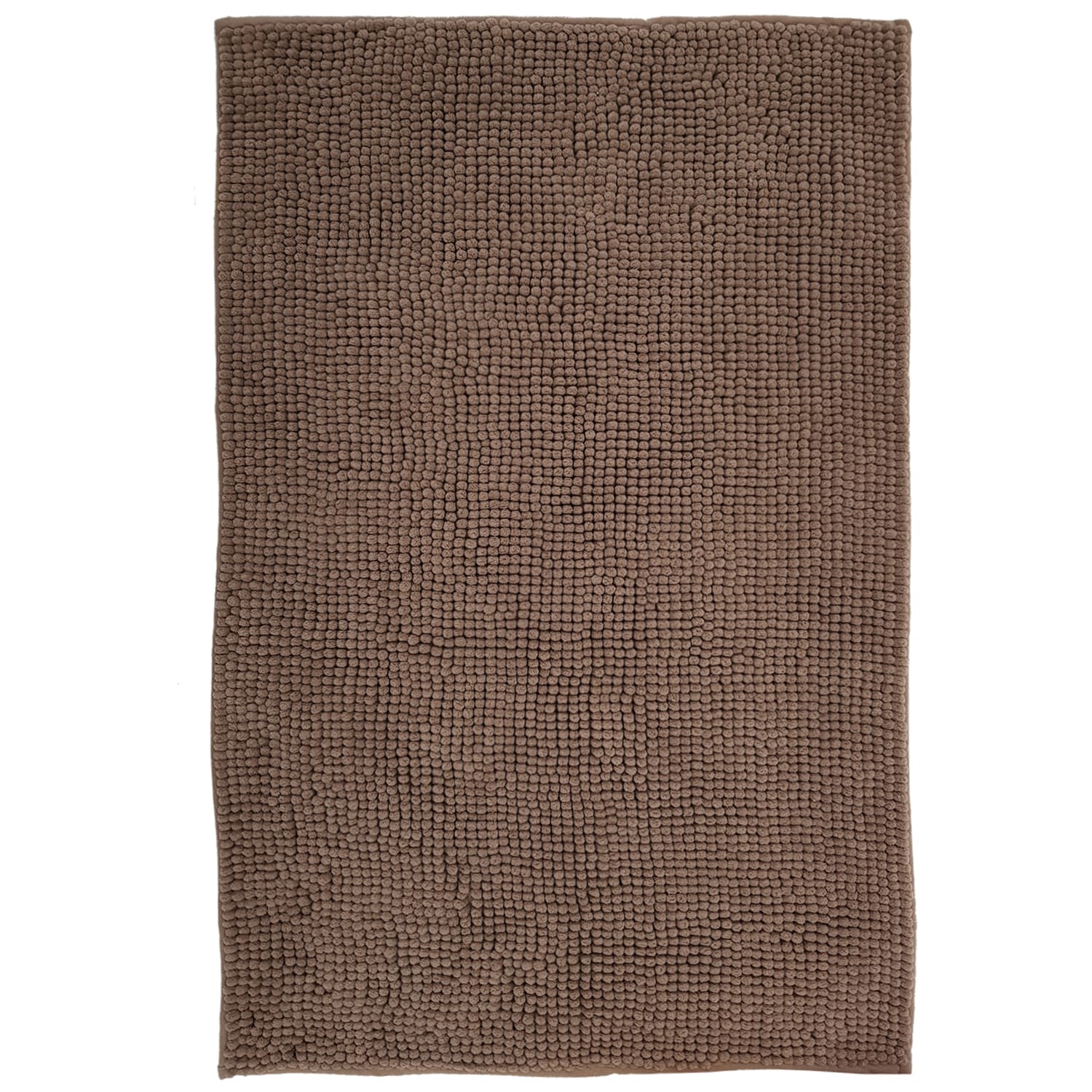 NYVI Badematte NYVISpa Chenille Rechteckig - Badezimmerteppich - Rutschfest, Saugf&auml;hig, Schnell Trocknend, Fu&szlig;bodenheizung geeignet, Waschbar, Weich Farbe:Taupe;Gr&ouml;&szlig;e:Badematte 60x90 cm - Bild 1